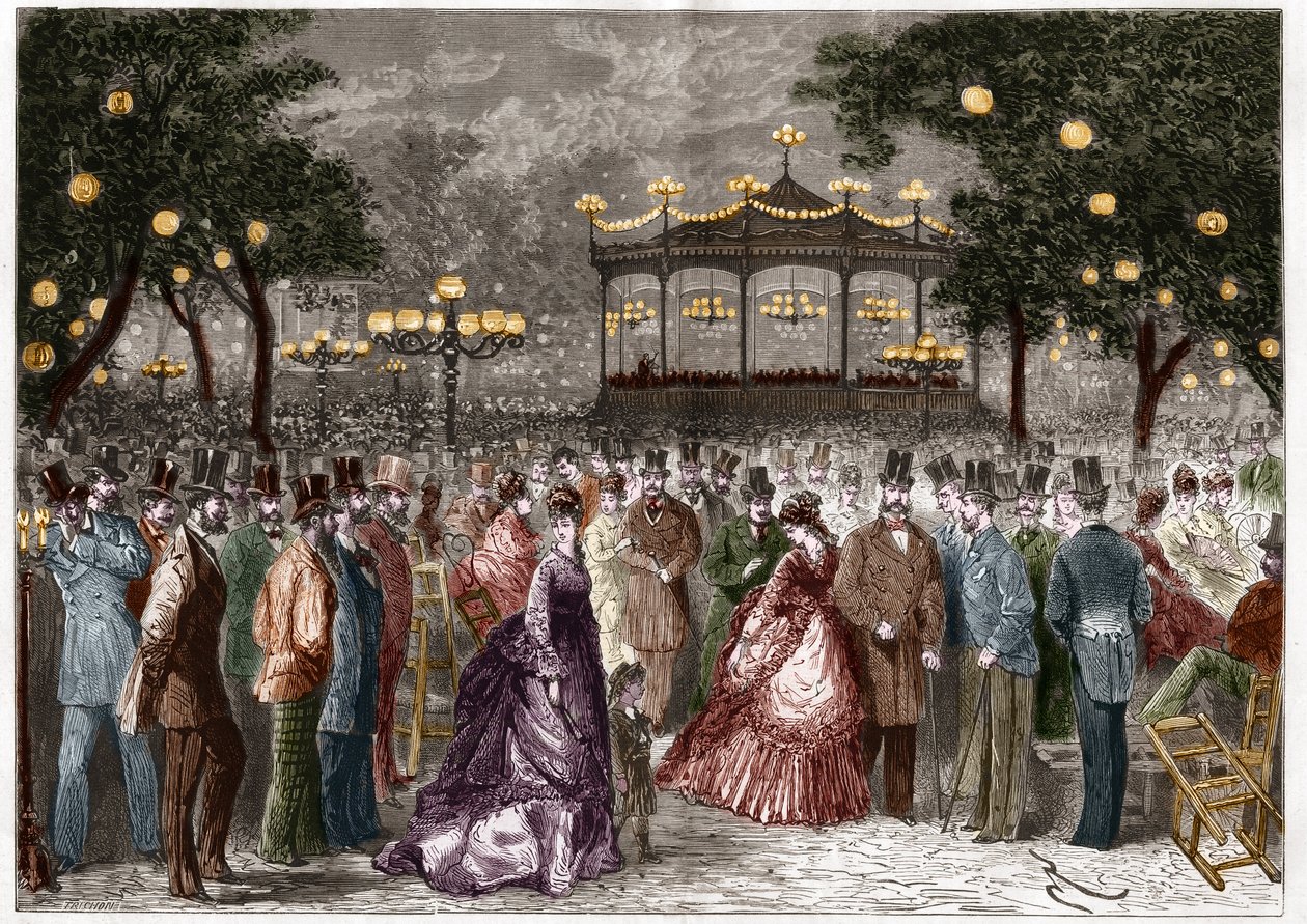 Paris: A Summer Friday at the Champs-Elysees Concert by French School