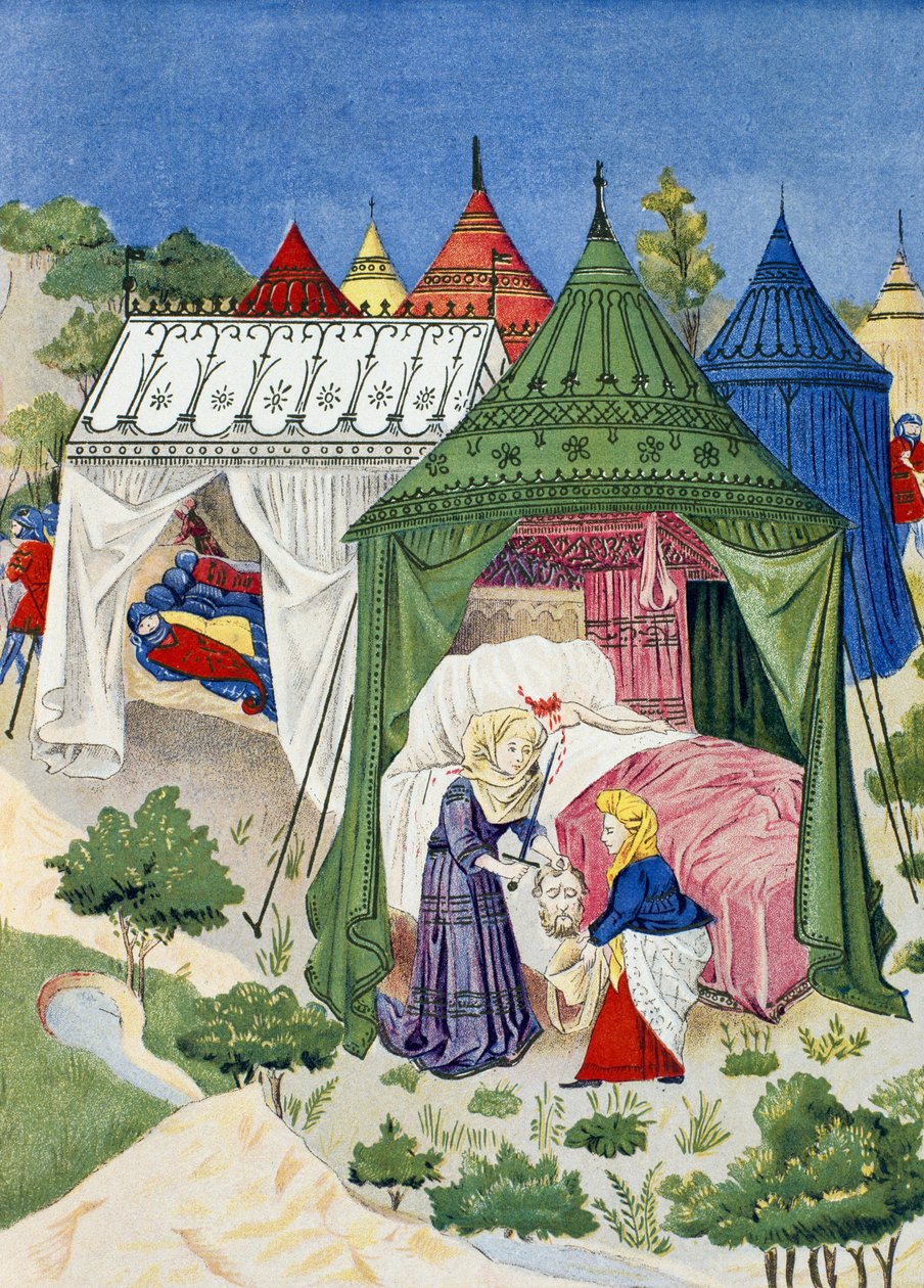Pavilions and Tents from the 15th Century (detail) by French School