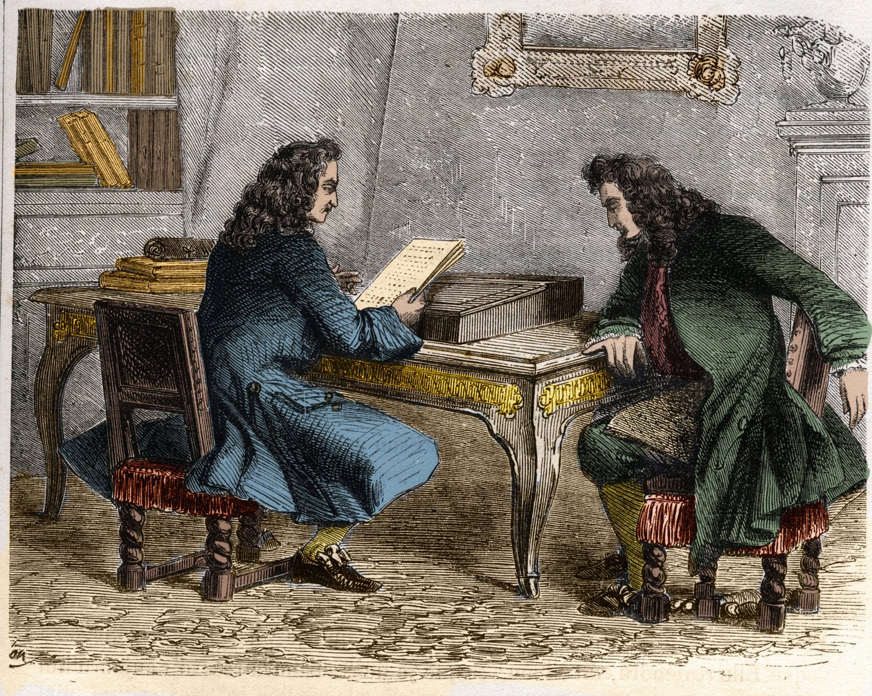 Pierre Corneille reading the 