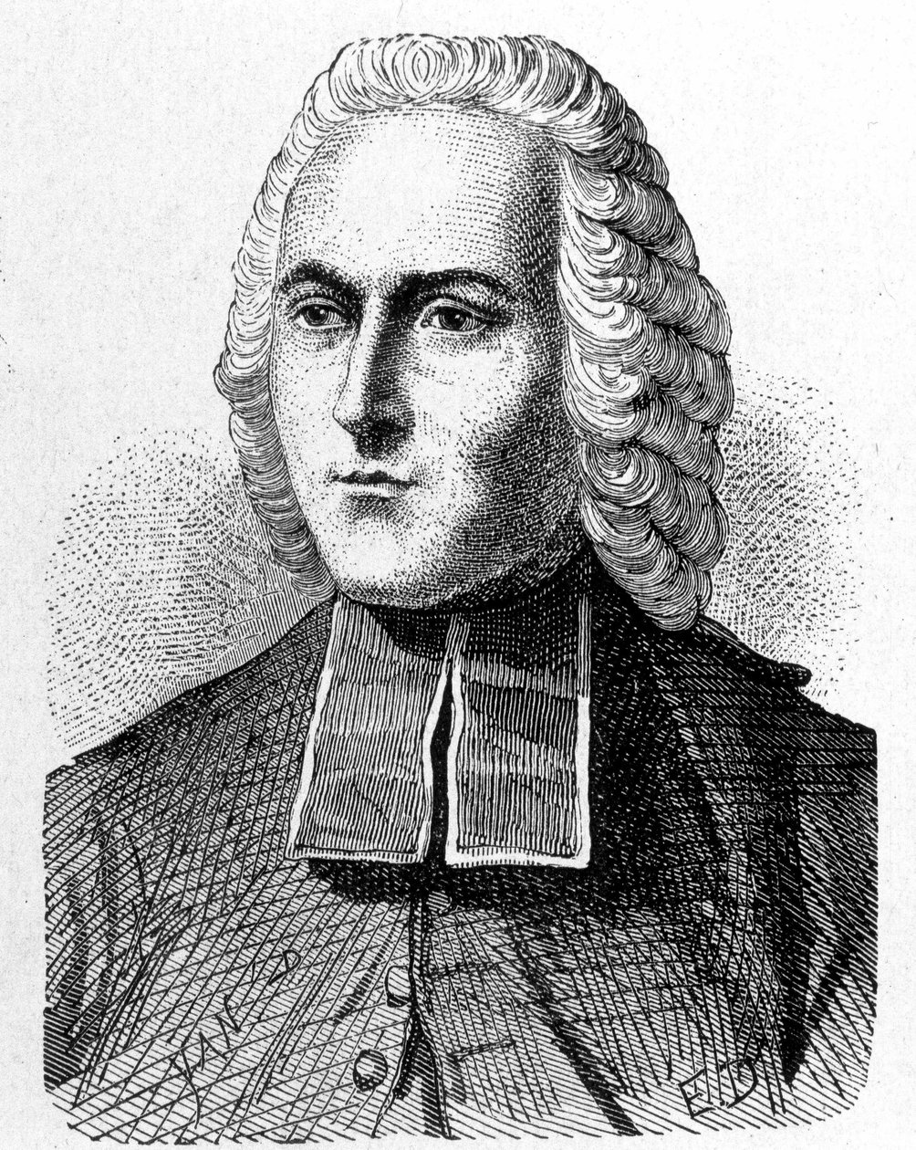 Portrait of Abbe Jean Antoine Nollet (1700 - 1770), French physicist - in 