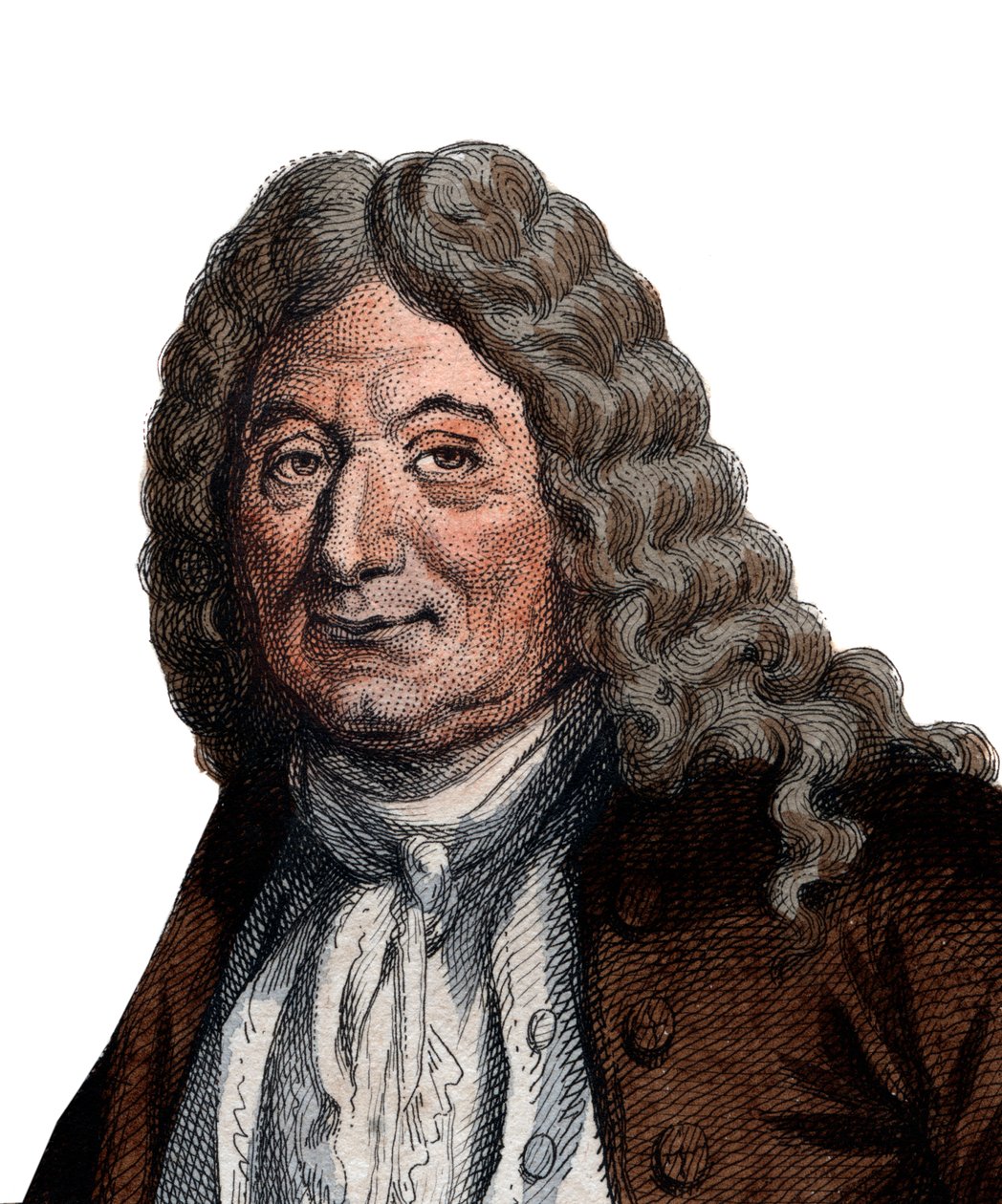 Portrait of Alain Rene Lesage, French novelist and playwright by French School
