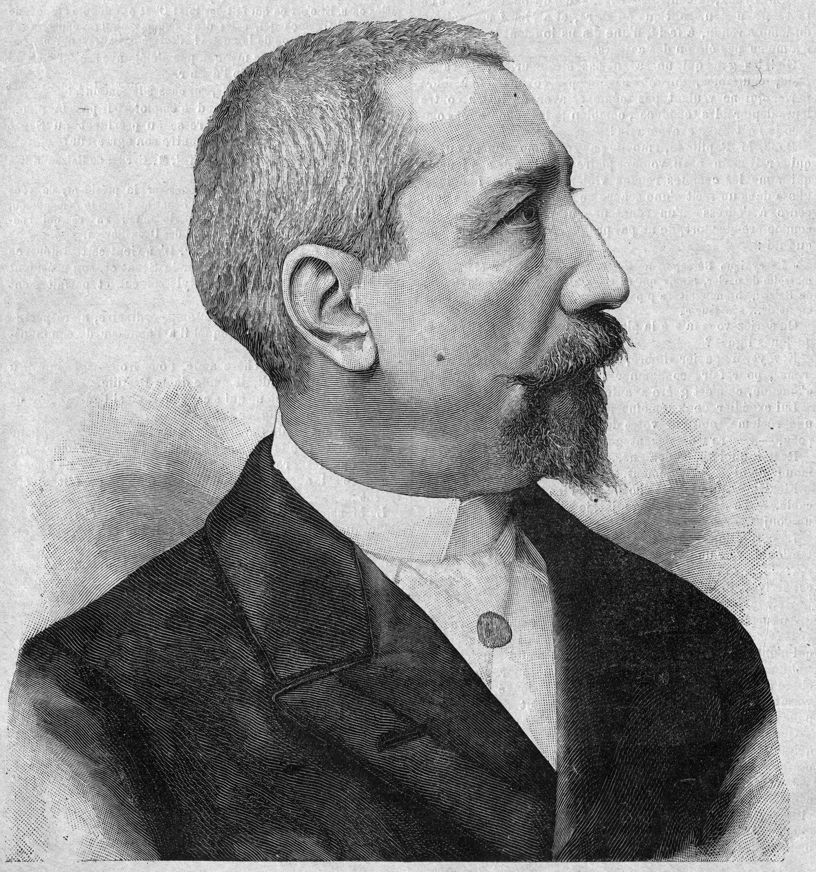 Portrait of Anatole France (1844-1924), French novelist and poet, member of the Academy Francaise by French School