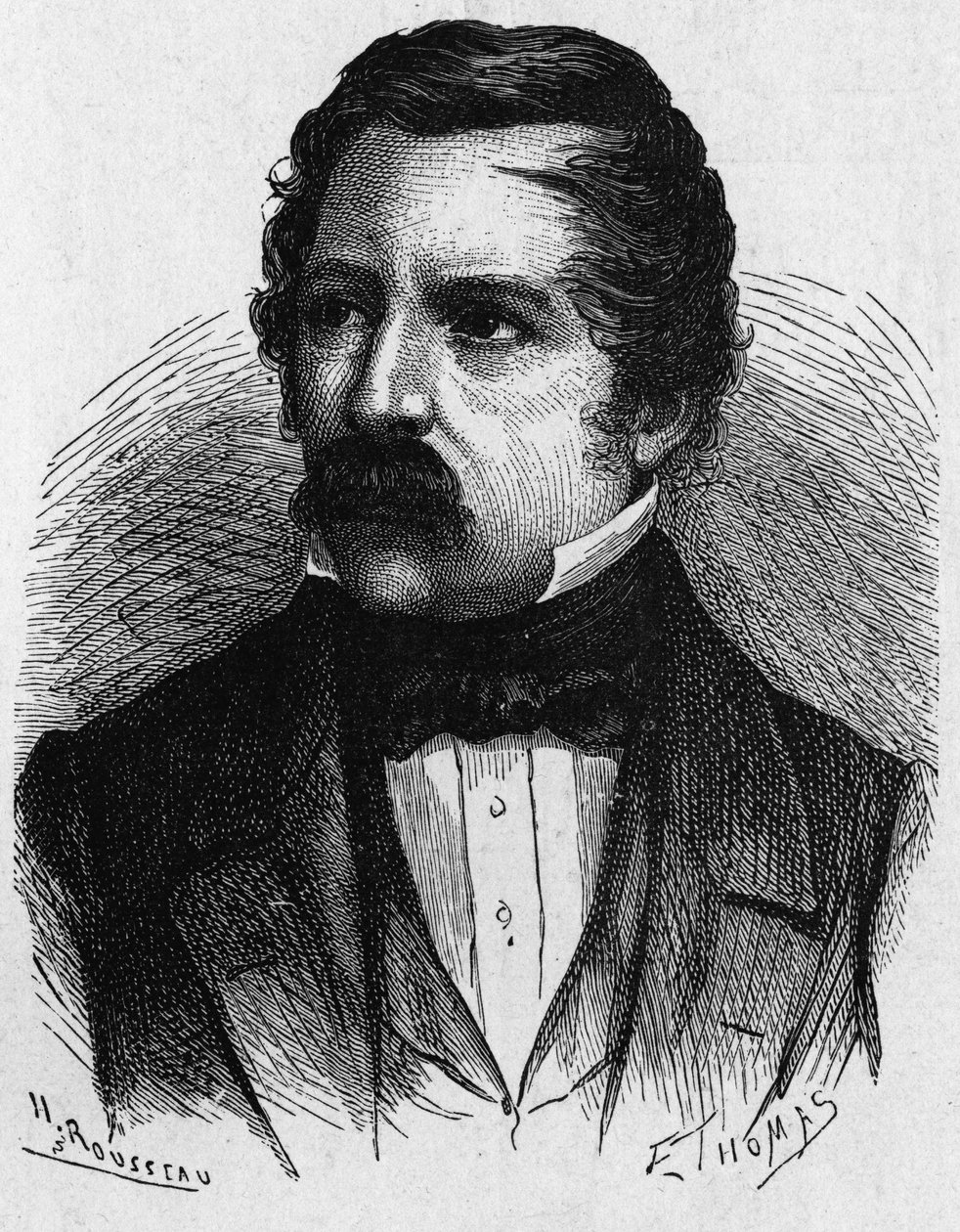 Portrait of Carl August von Steinheil (1801-1870), German physicist, inventor in the field of telegraphy - in Album of Science; illustrious scientists; Great Discoveries 1896 by French School