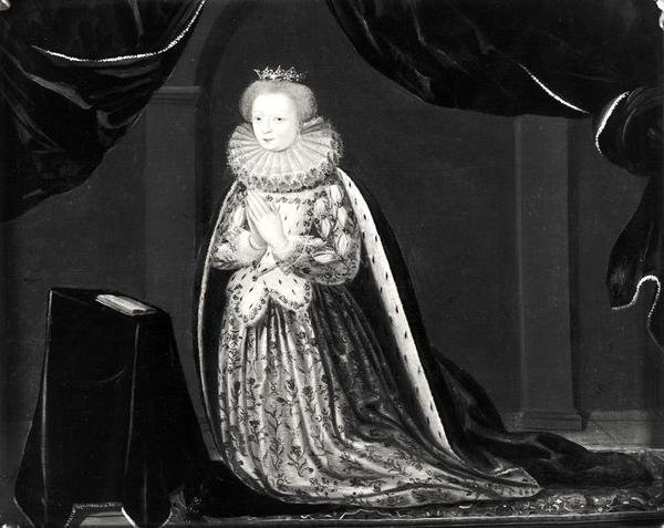 Portrait of Catherine of Cleves, Duchess of Guise by French School