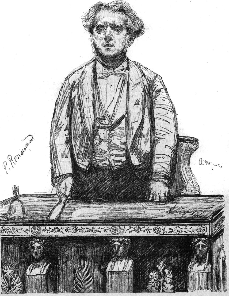 Portrait of Charles Floquet (1828-1896), French lawyer and politician by French School