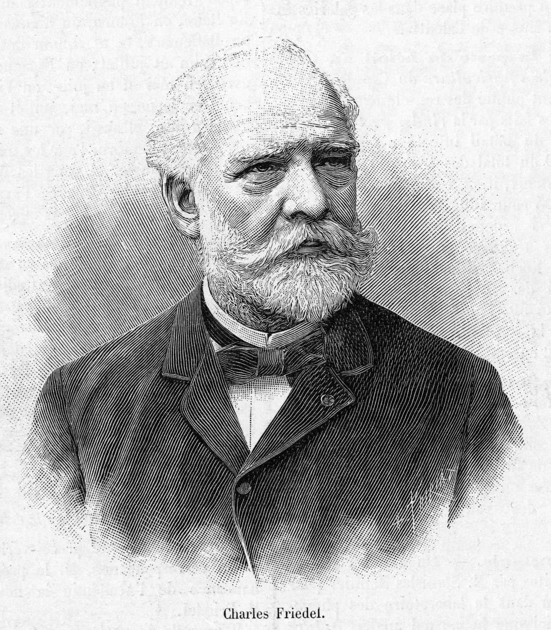 Portrait of Charles Friedel (1832-1899), French chemist and mineralogist by French School