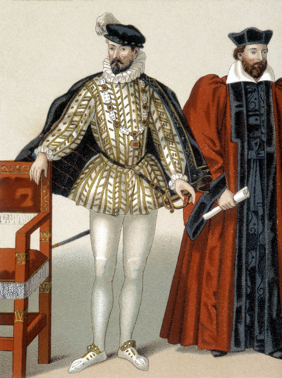 Portrait of Charles IX wearing the necklace of the Order of Saint Michael by French School
