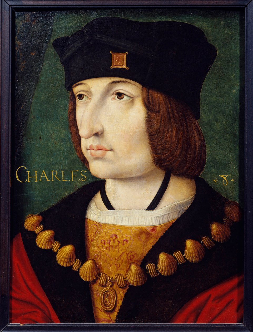 Portrait of Charles VIII, Son of Louis XI by French School
