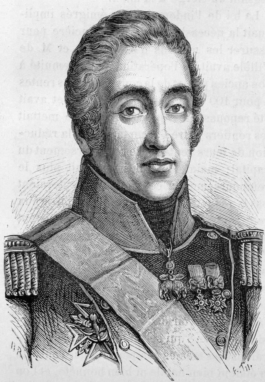 Portrait of Charles X, King of France (1757-1836) - in “L