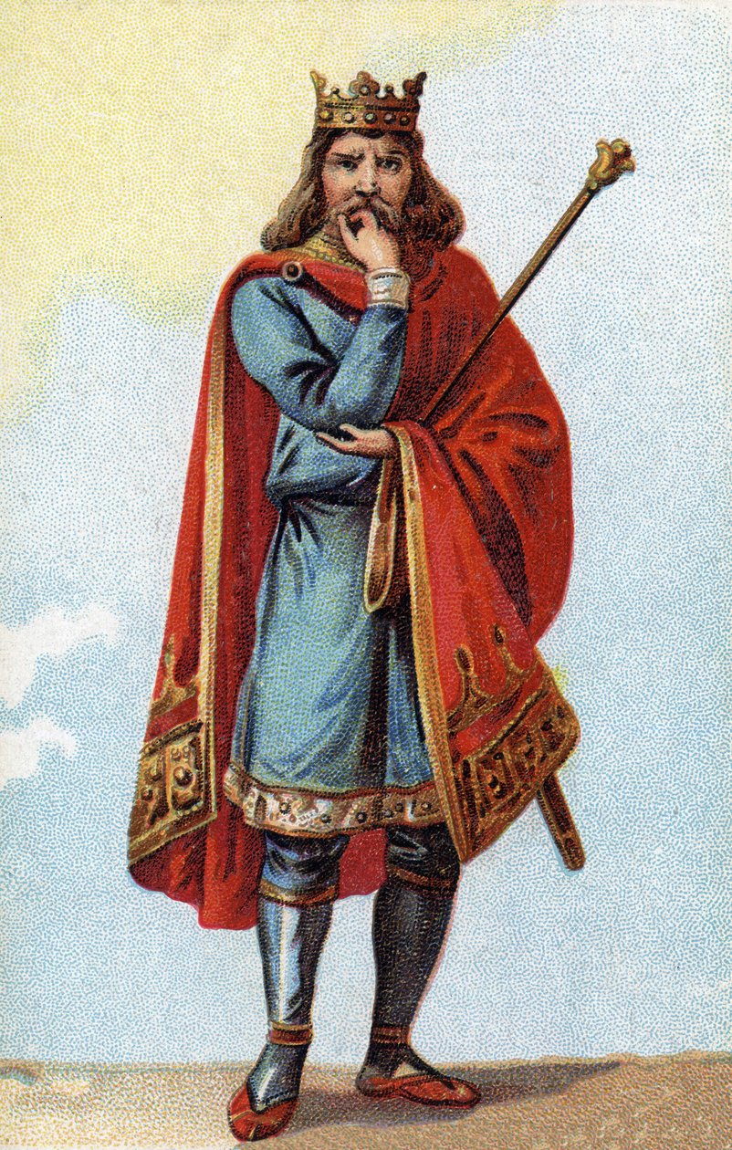 Portrait of Childeric II, King of the Franks (670-673)