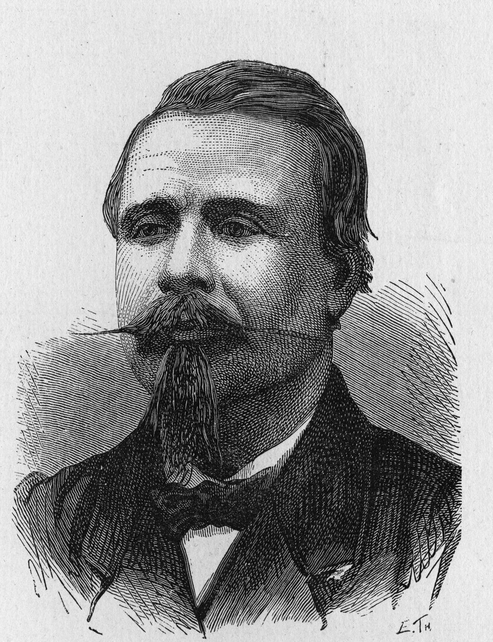Portrait of Eugène Godard - in “Album of Science; illustrious scholars; Great discoveries” 1896 by French School