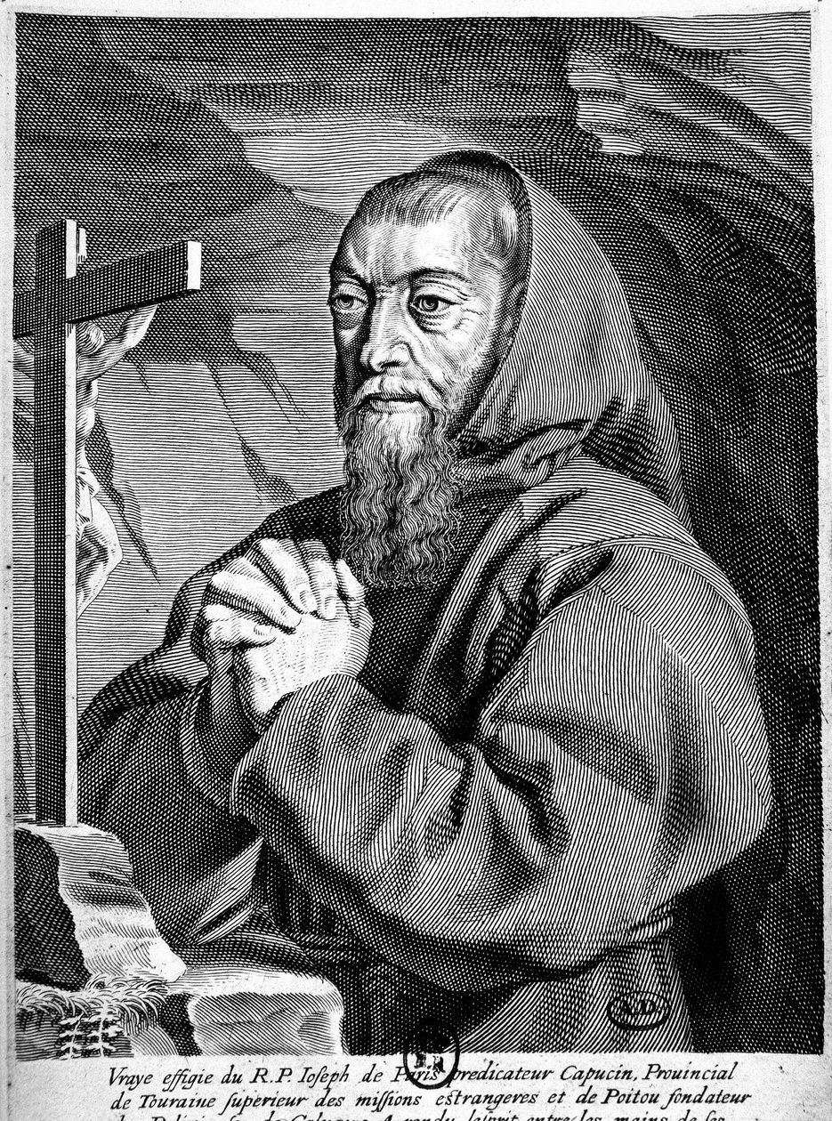 Portrait of Father Joseph, preacher of the Capuchins by French School