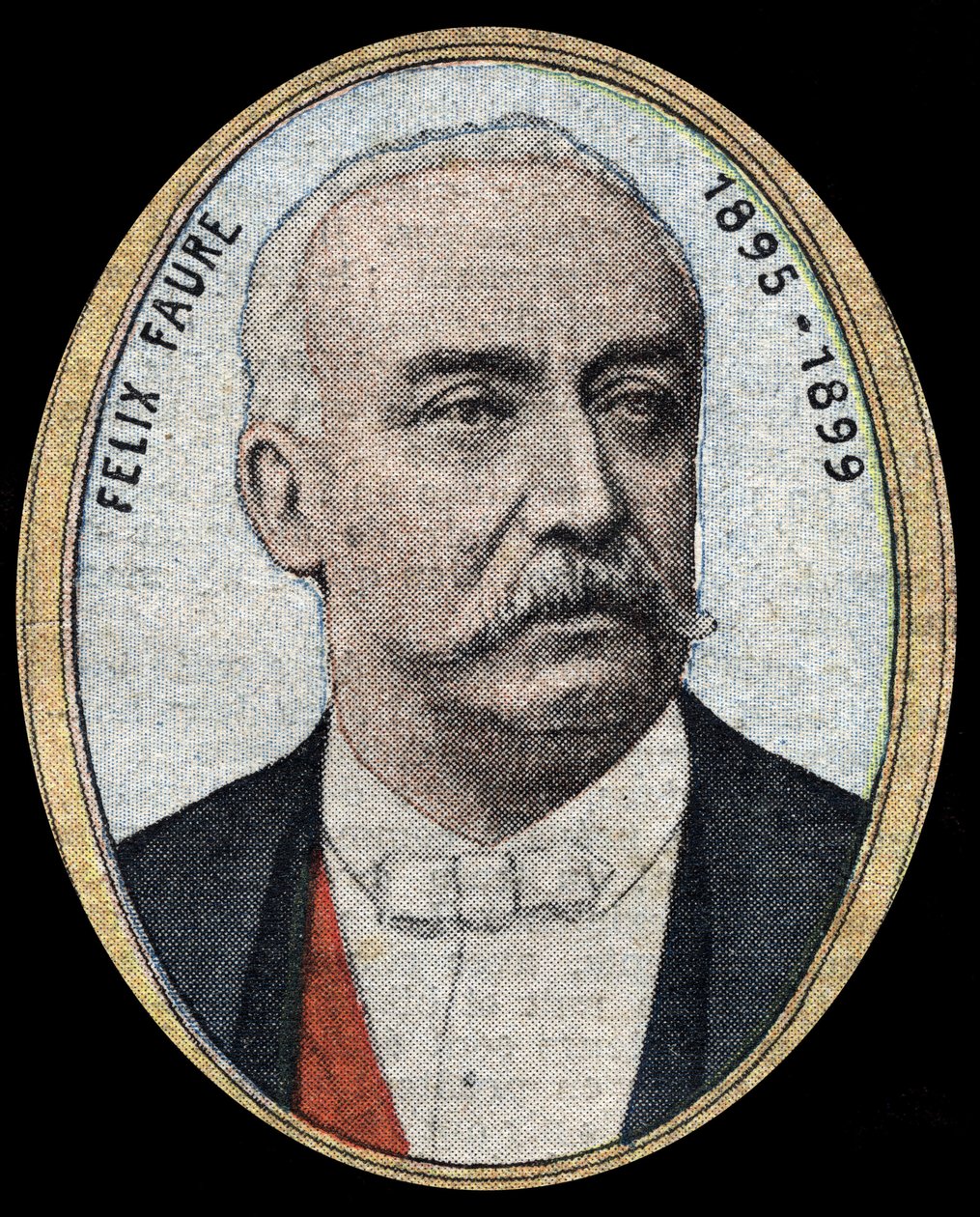 Portrait of Felix Faure, industrialist and politician, moderate Republican, he became President of the Republic from 1895 to 1899 by French School