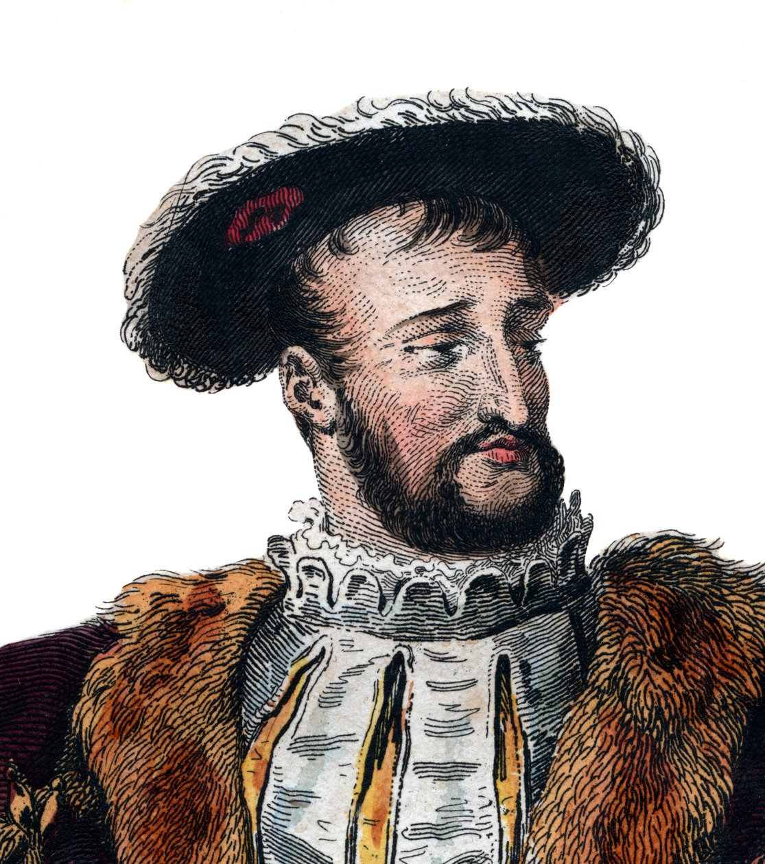 Portrait of Francis I of France, King of France by French School
