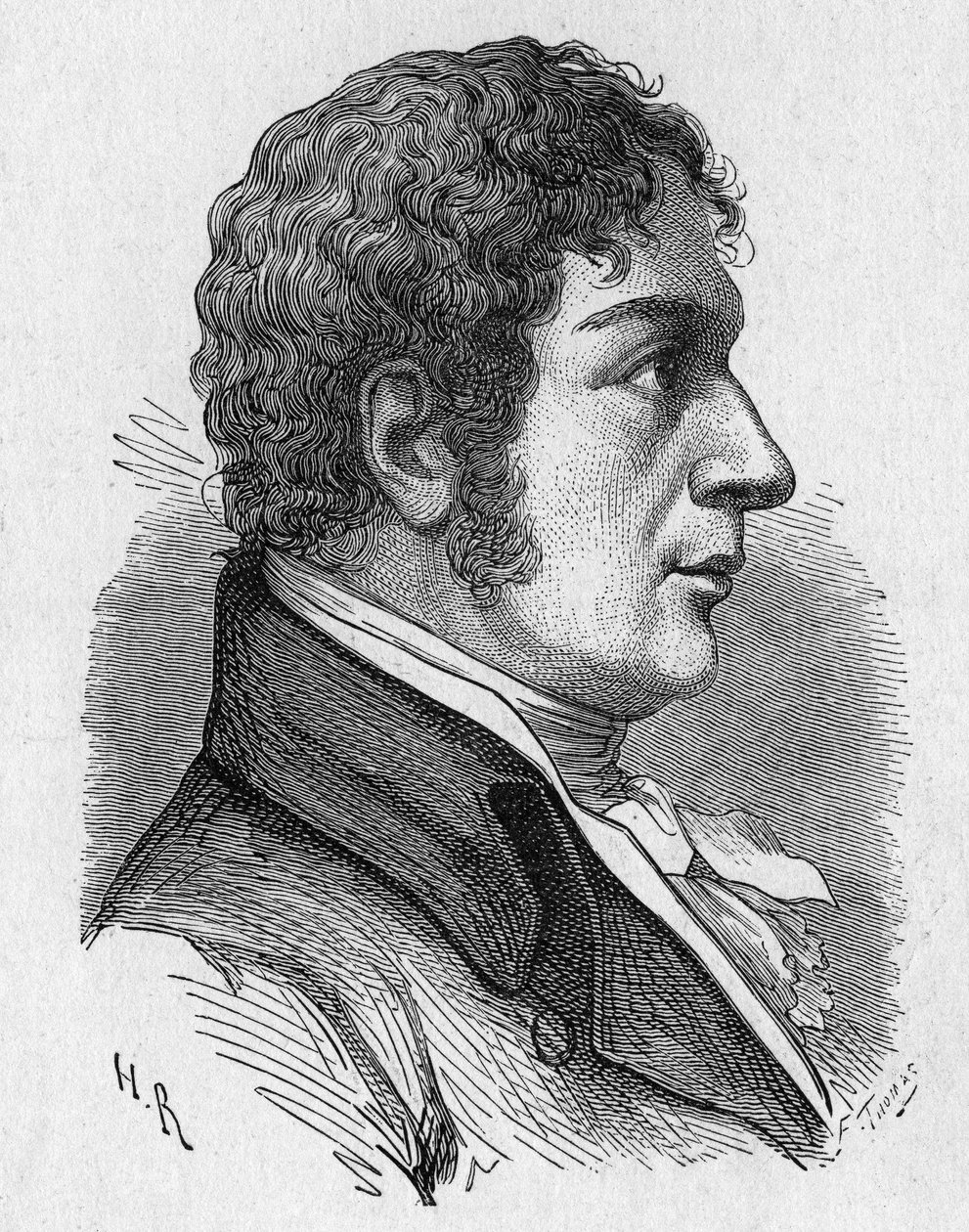 Portrait of François Zambeccari (1756-1812), French Aeronaut - in Album of Science; Illustrious Scholars; Great Discoveries 1896 by French School