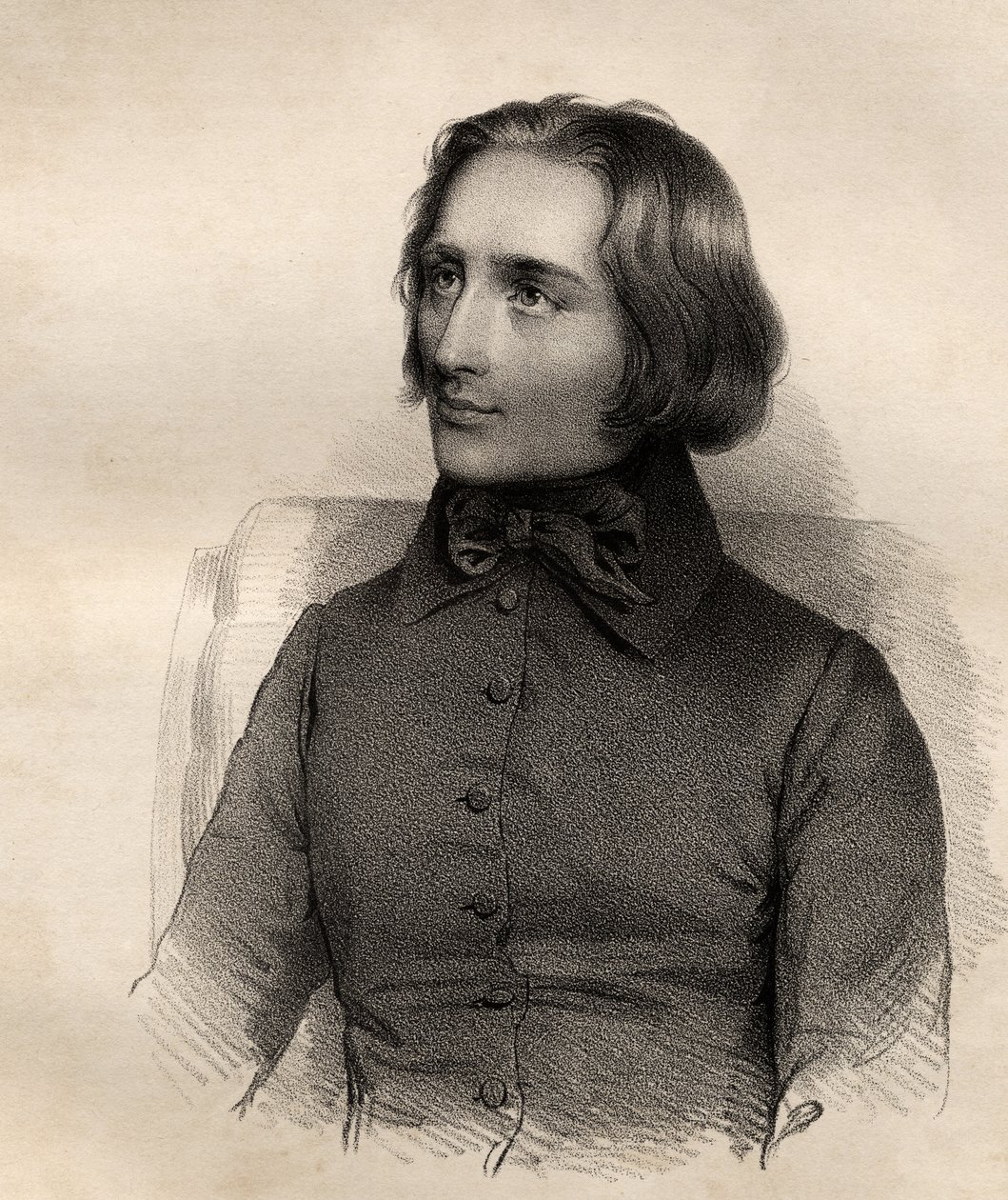 Portrait of Franz Liszt by French School
