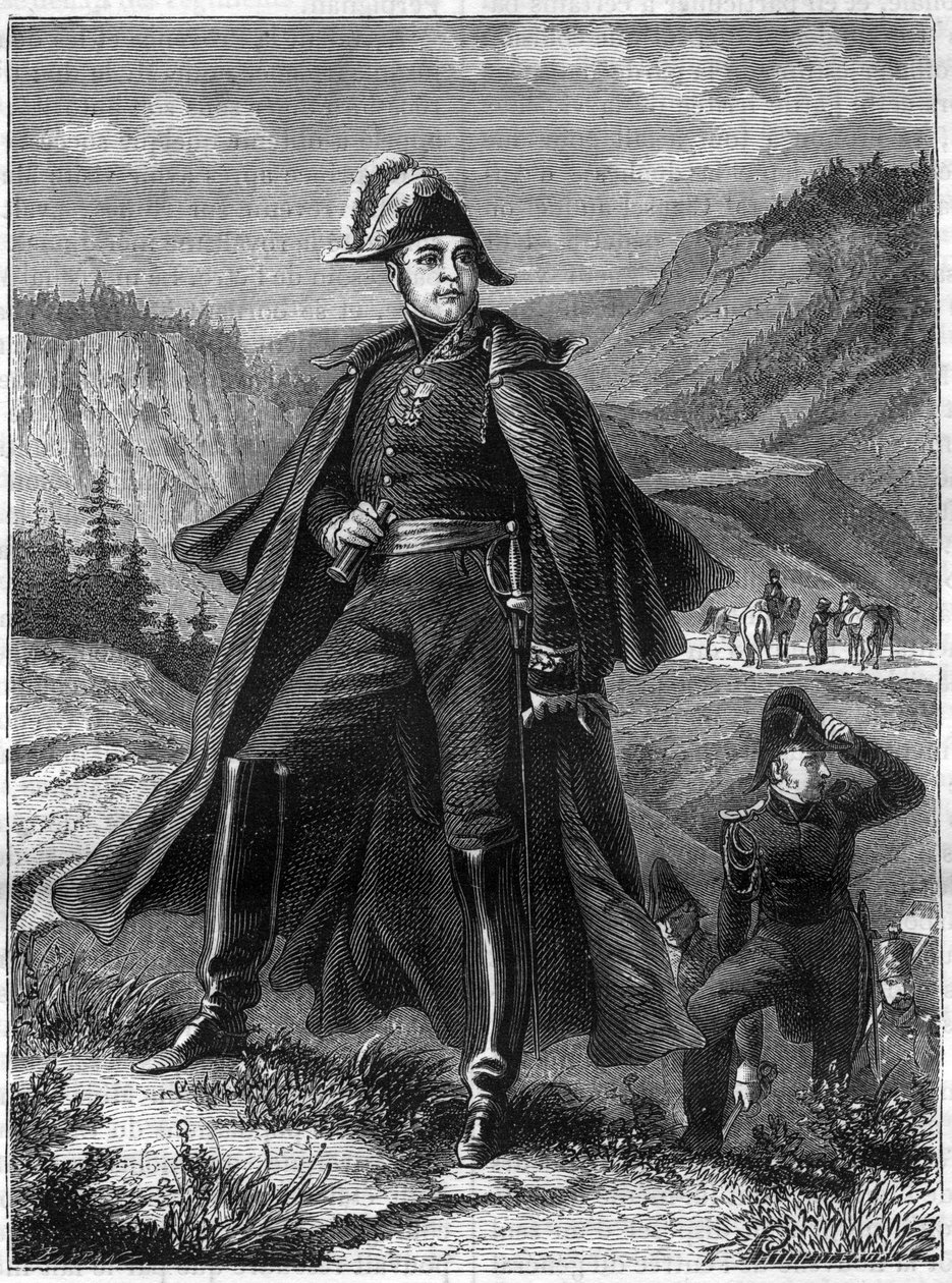 Portrait of General Lecourbe - Claude Joseph Comte Lecourbe, French general (1758-1815) - in Histoire de l