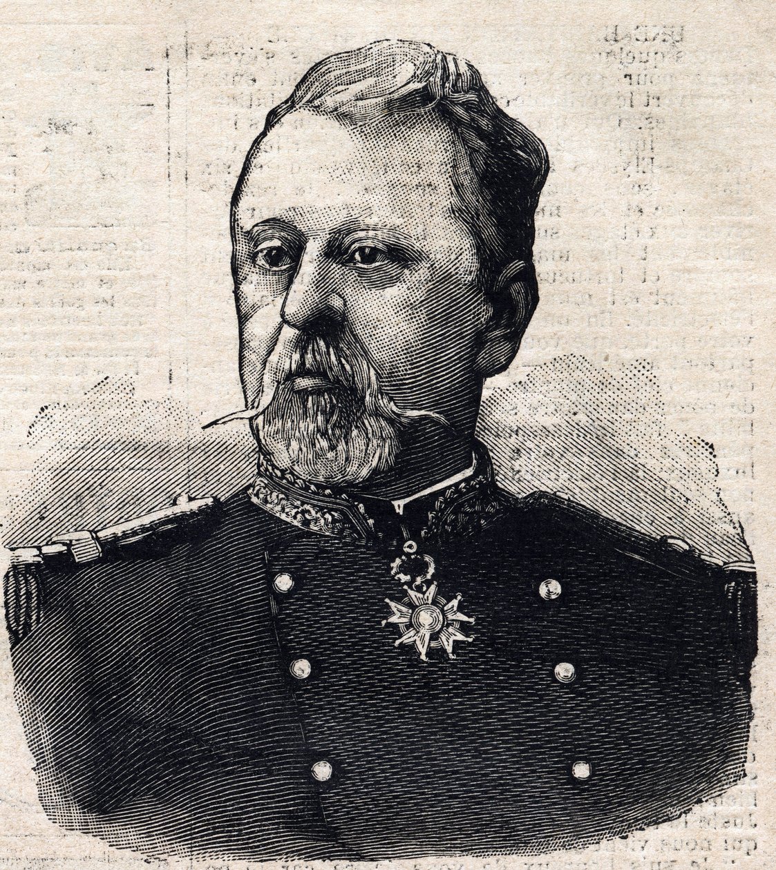 Portrait of General Poilloue of St Mars (1832-1897) by French School