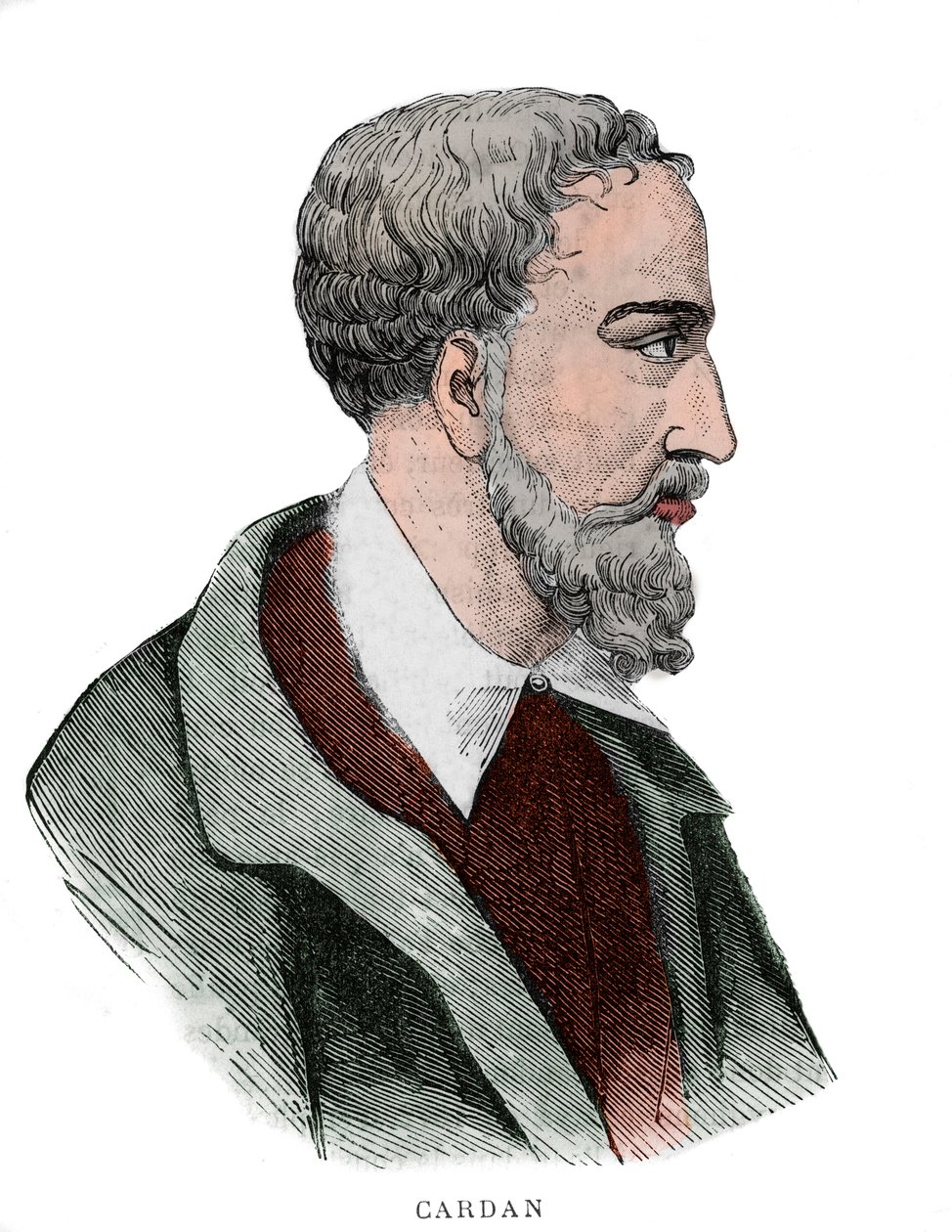 Portrait of Gerolamo Cardano (Girolamo Cardano, Hieronymus Cardanus or