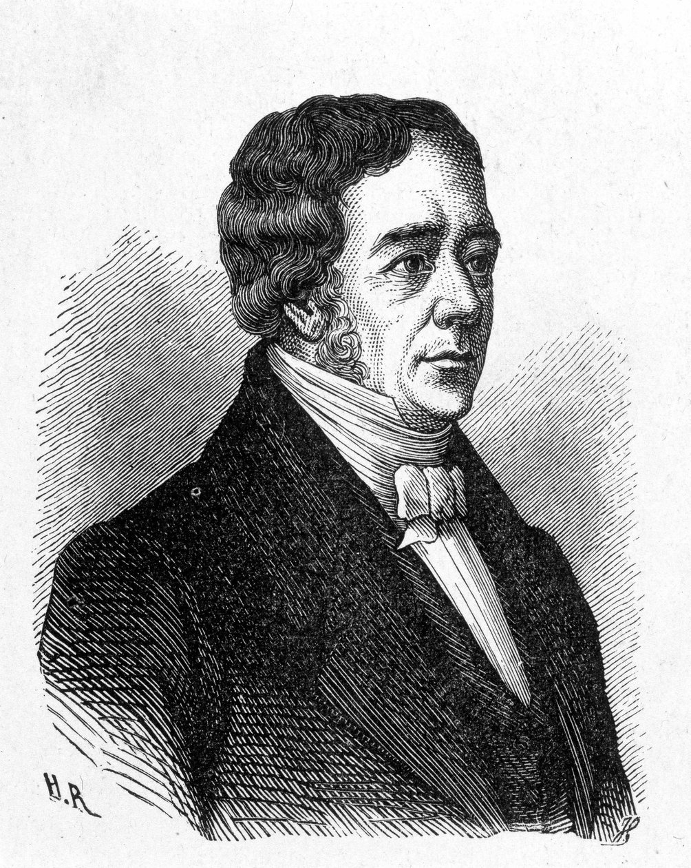 Portrait of Hans Christian Oersted by French School