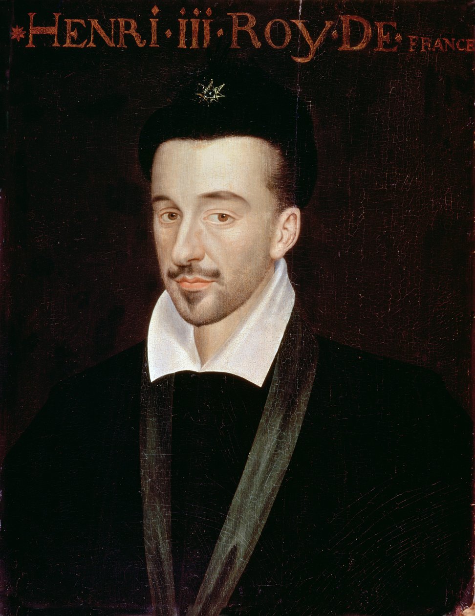 Portrait of Henri III (1551-89) by French School