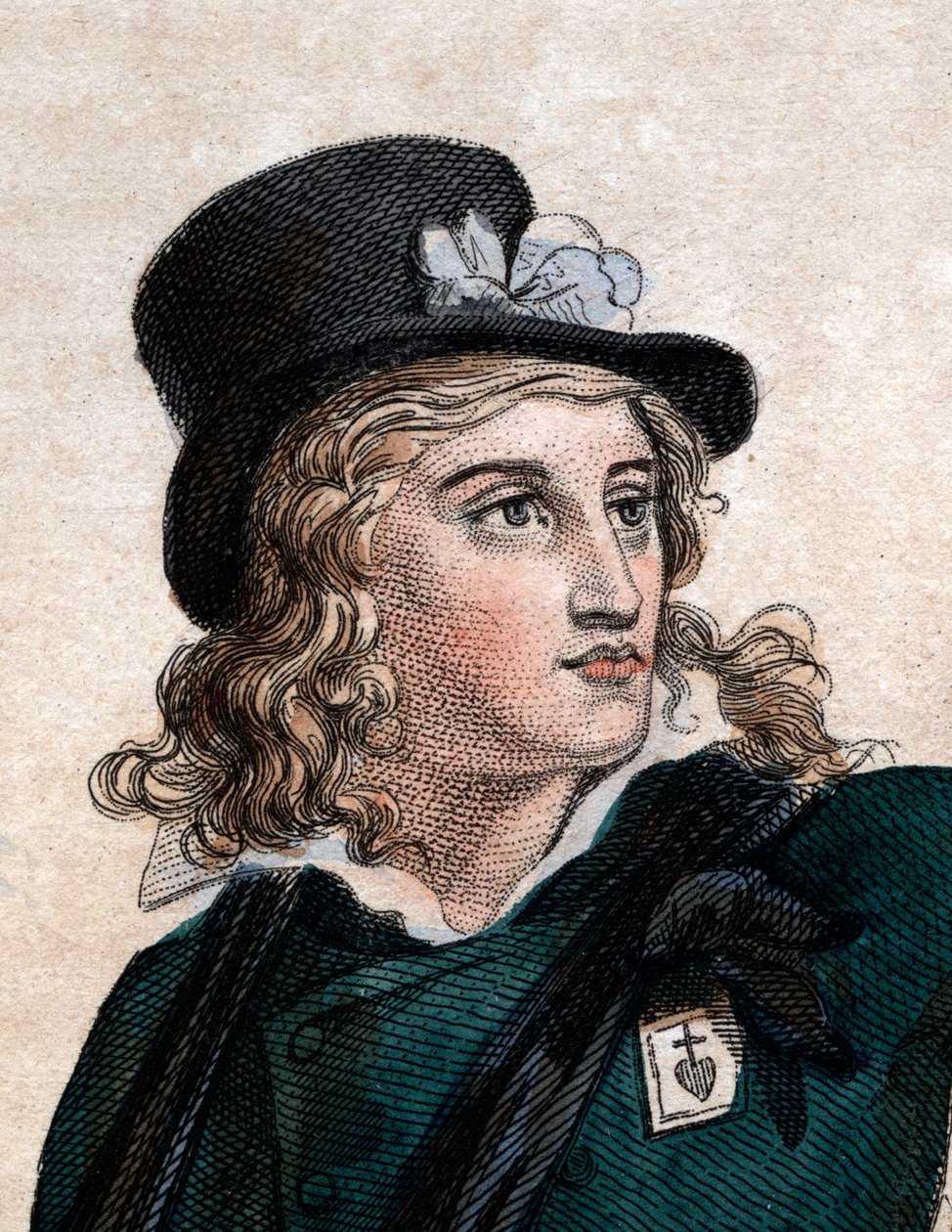 Portrait of Henri du Vergier, comte de La Rochejaquelein (1772-1794), general of the Royalist Vendean insurrection during the French Revolution by French School