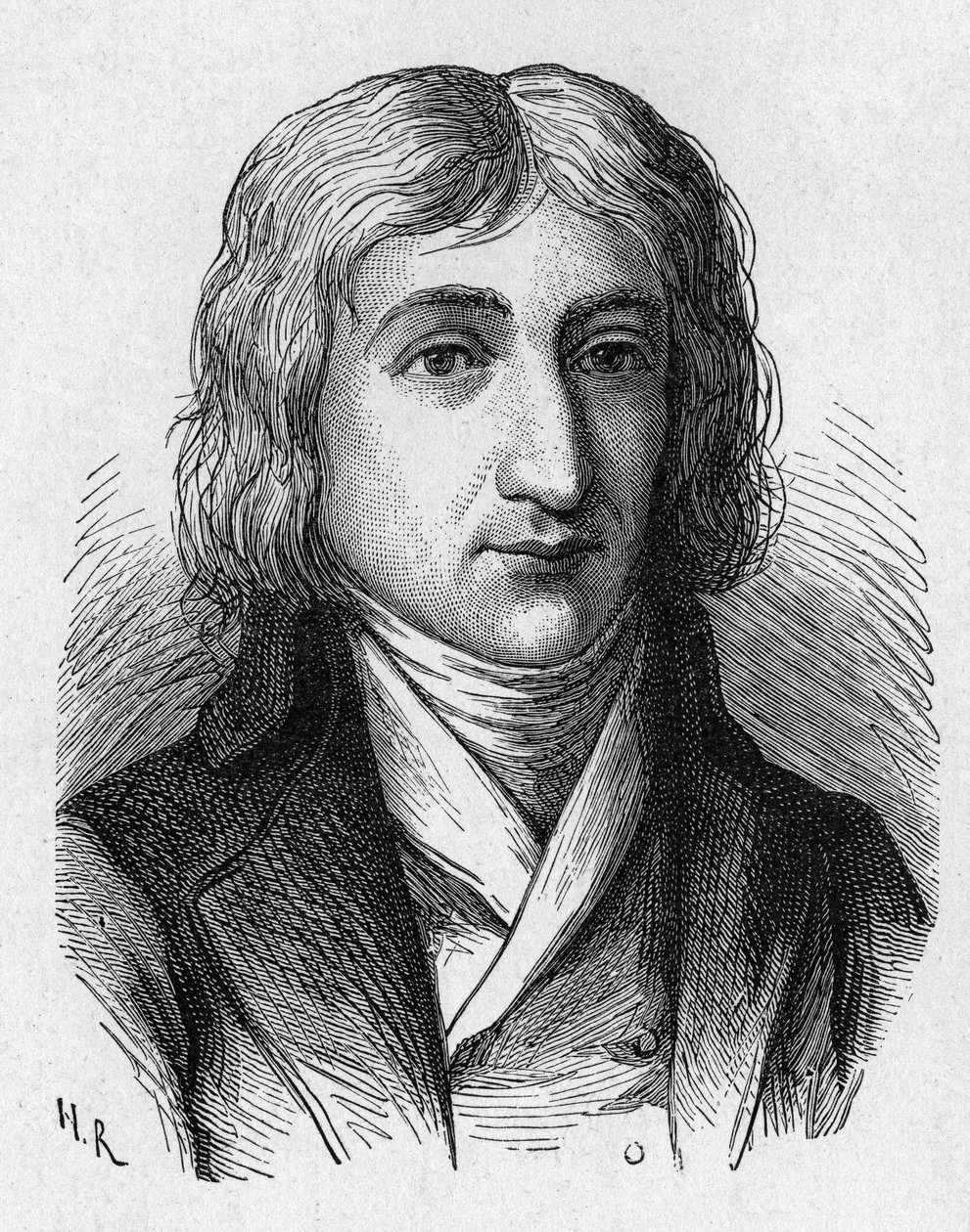 Portrait of Jacques Garnerin, inventor of parachute - in Album of Science; illustrious scientists; Great discoveries 1896 by French School