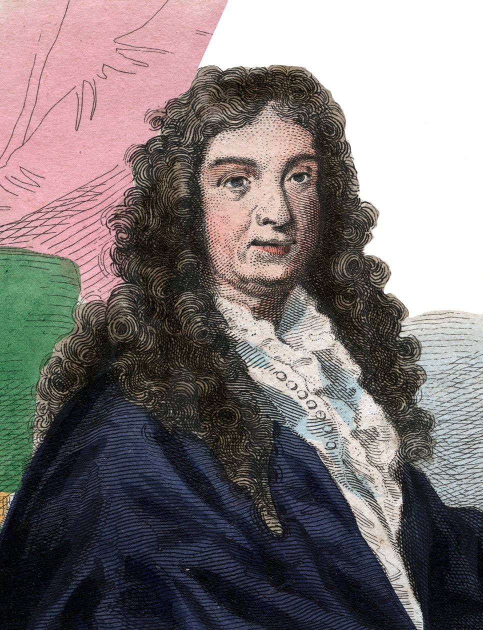 Portrait of Jean Baptiste Lully (1632-1687), French composer by French School