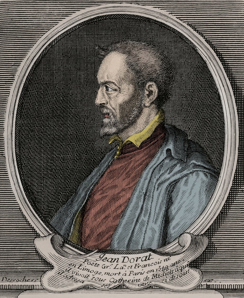 Porträt von Jean Dorat (Auratus, eigentlich Jean Dinemandi) von French School