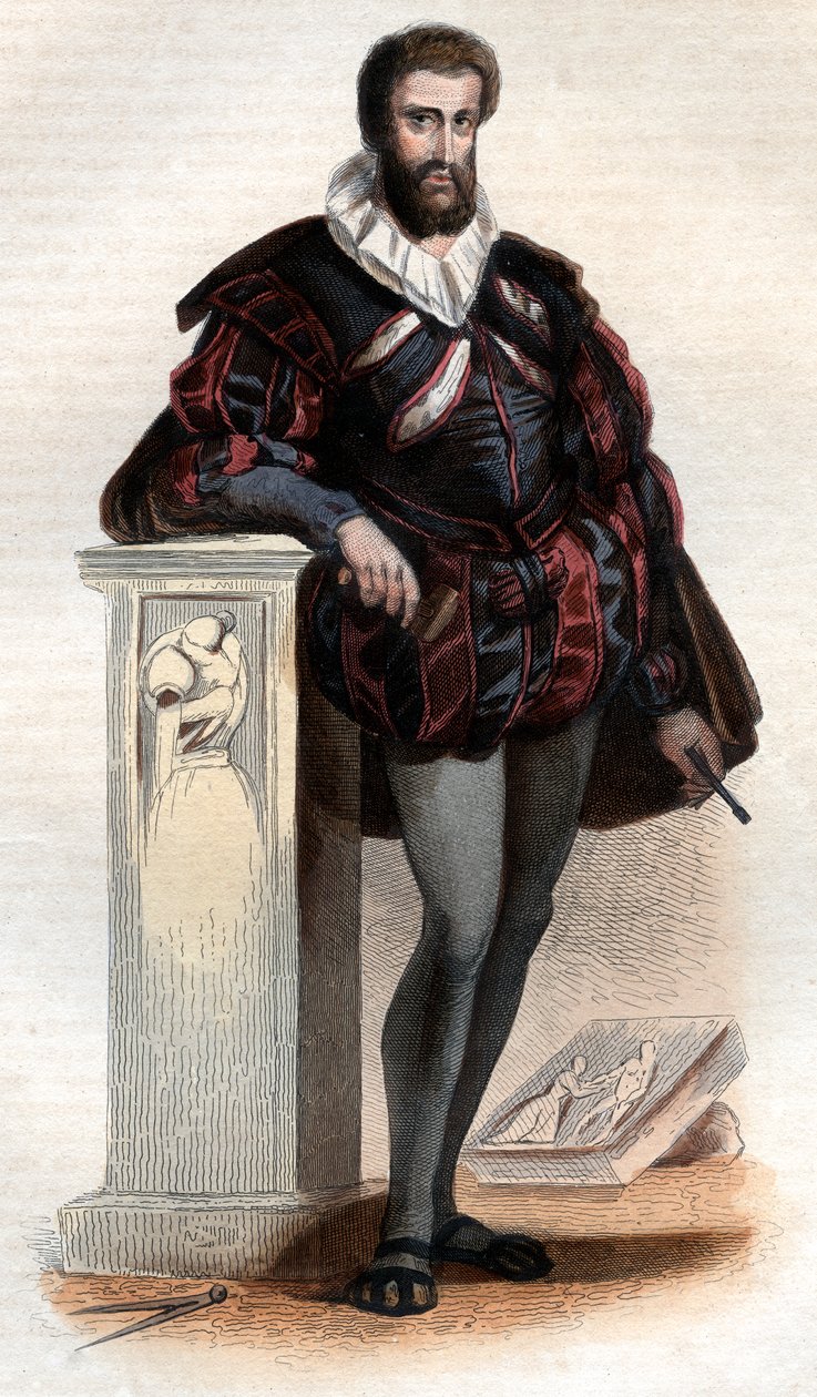 Portrait of Jean Goujon by French School
