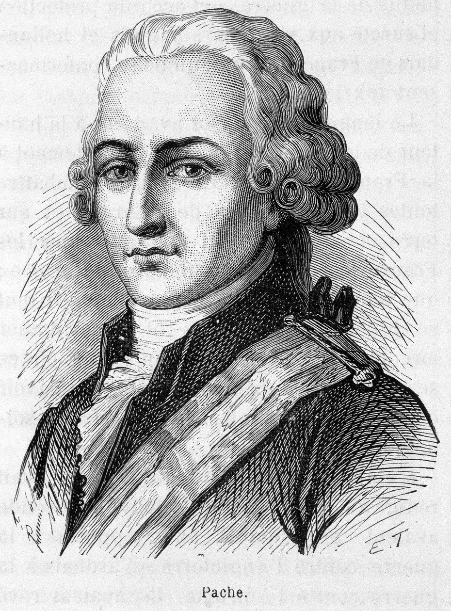 Portrait of Jean Nicolas Pache (1746-1823), French politician who engraved on public monuments the motto of the French Republic: 