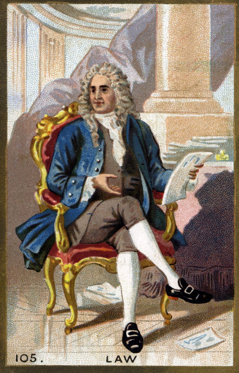 Portrait of John Law by French School