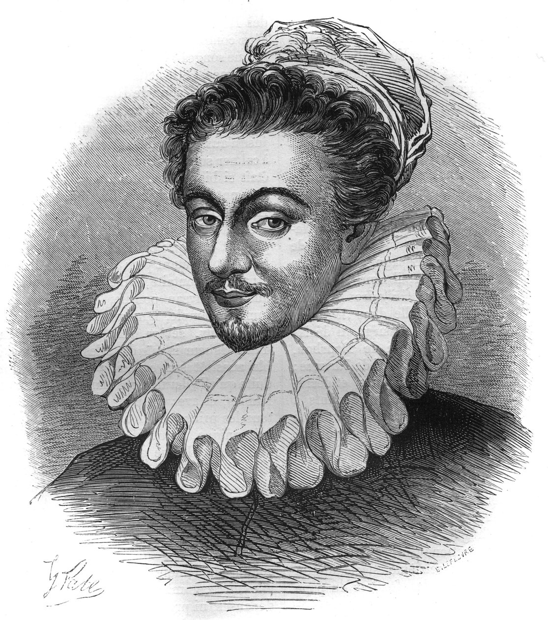 Portrait of Knight Carre, Ambassador of England near Sixtus V by French School