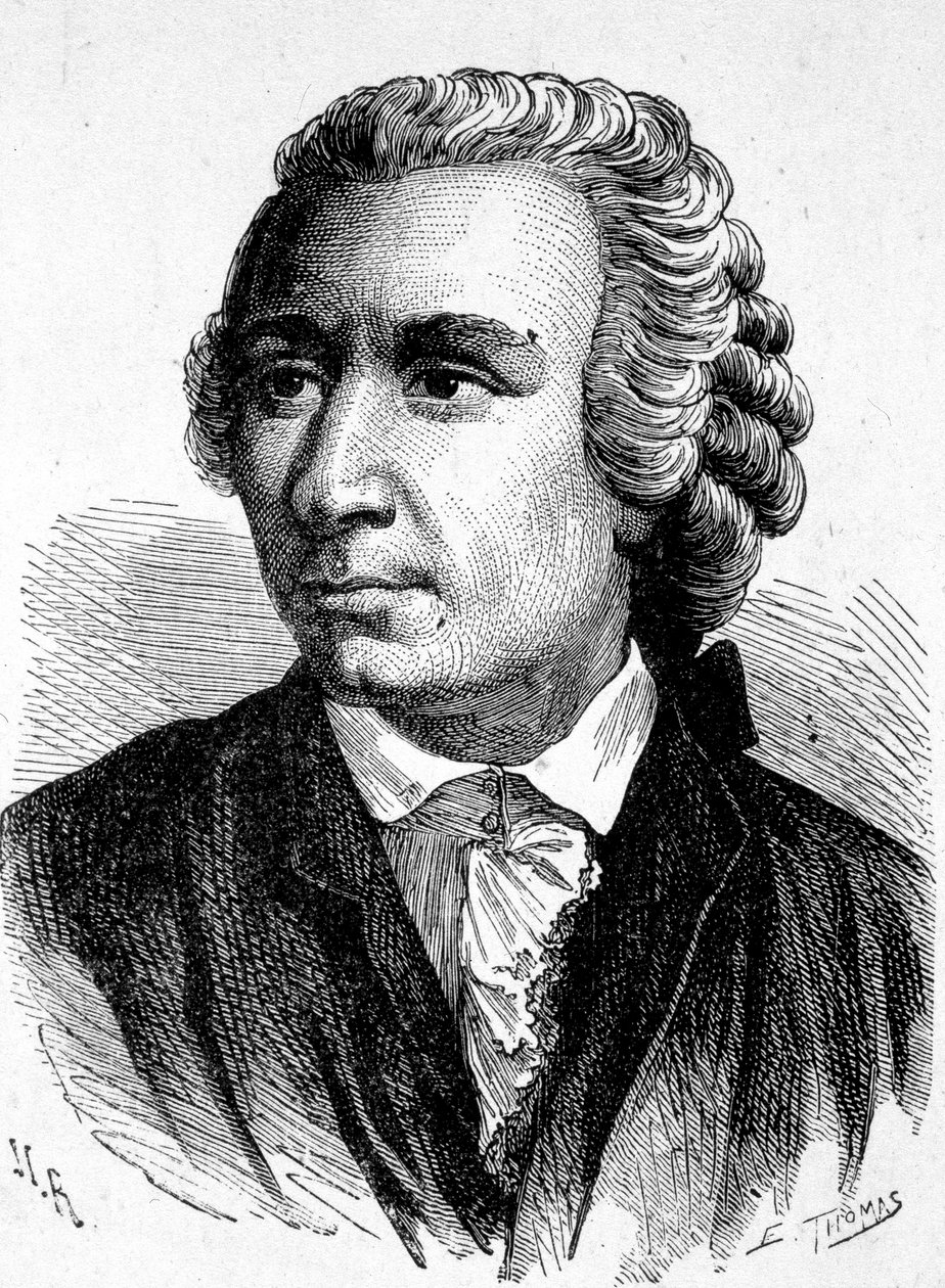 Portrait of Léon (Leonhard) Euler (1707 - 1783), Swiss Mathematician - in 