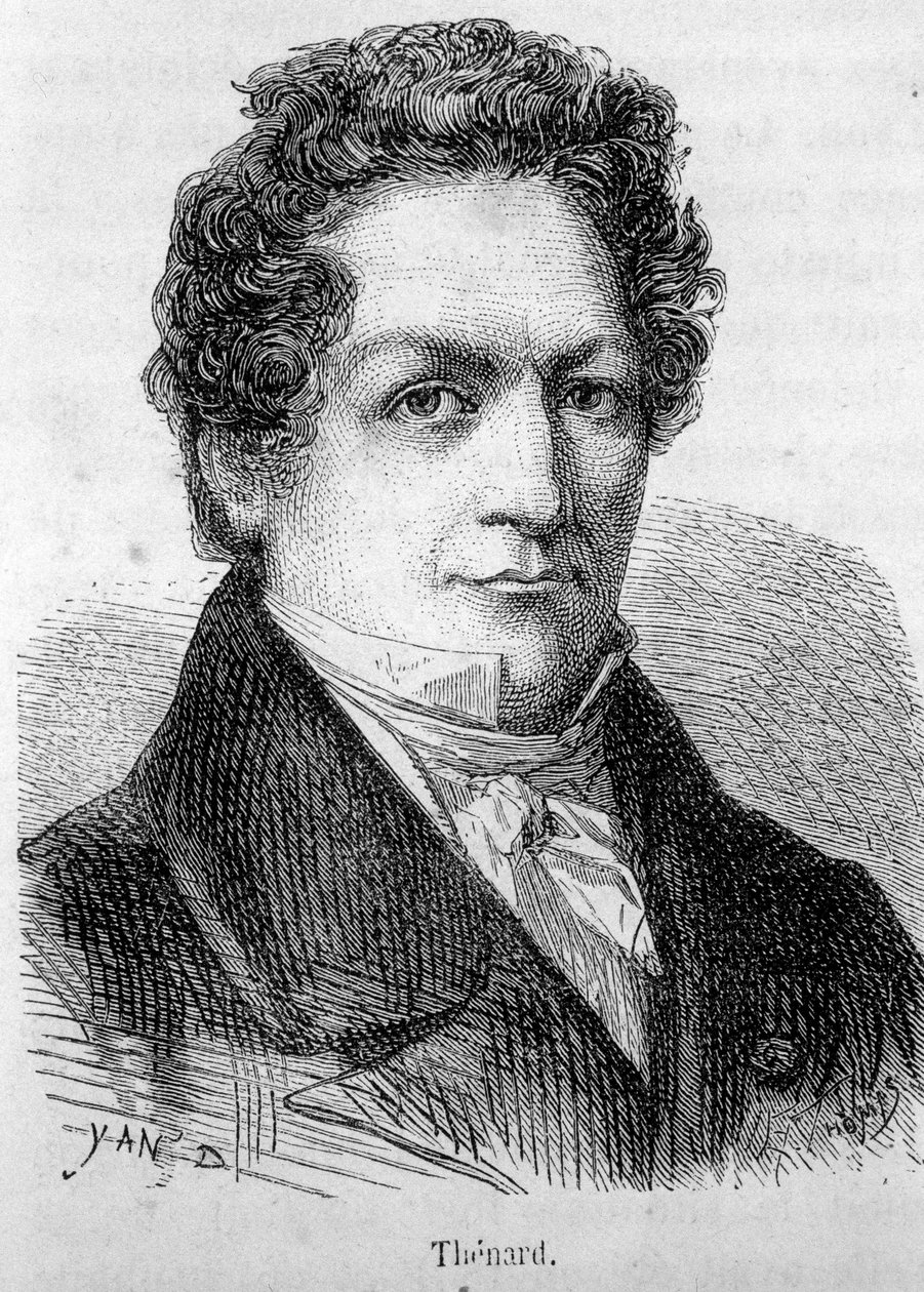 Portrait of Louis Jacques Thénard (1777-1857), French Chemist by French School