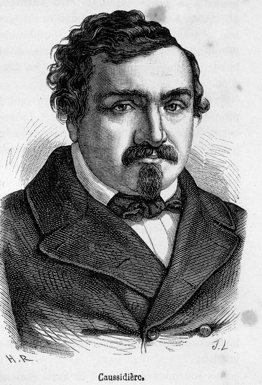 Portrait of Marc Caussidiere, French politician (1808-1861) by French School