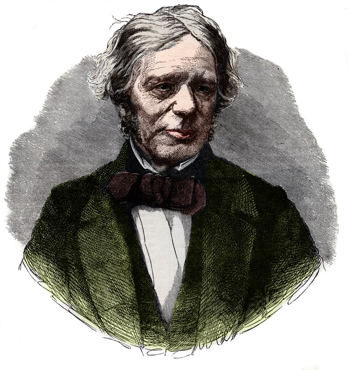 Portrait of Michael Faraday by French School