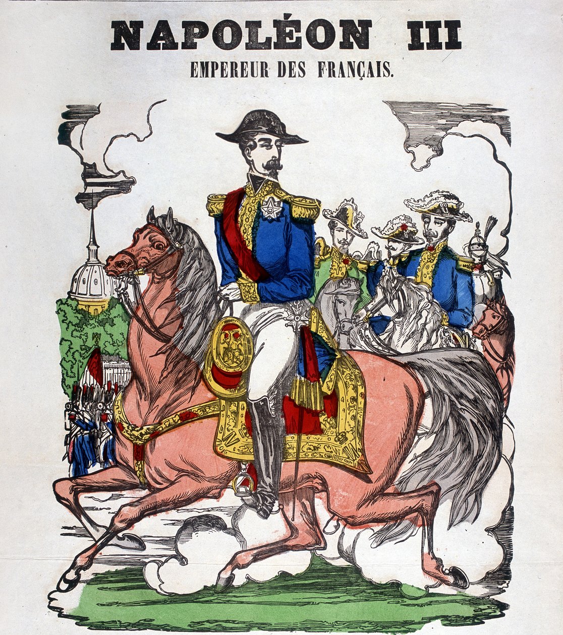 Portrait of Napoleon III. Image of Epinal by French School