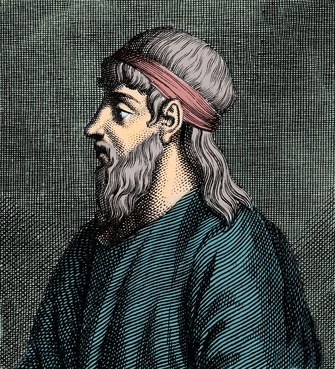 Portrait of Parmenides of Elea by French School