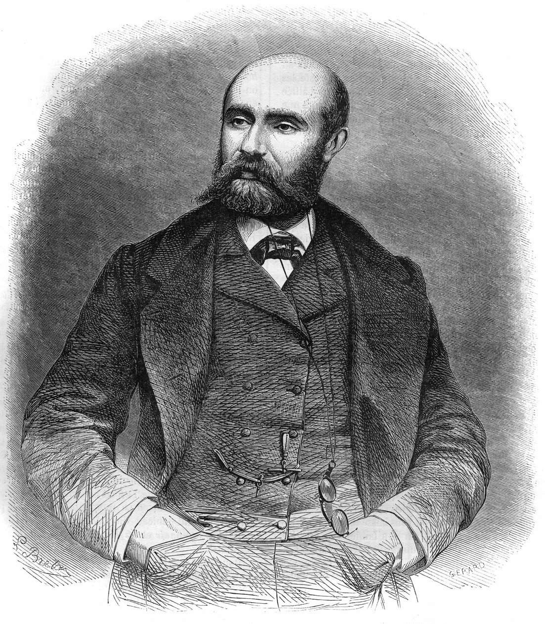 Portrait of Paul Henry Corintin Feval by French School