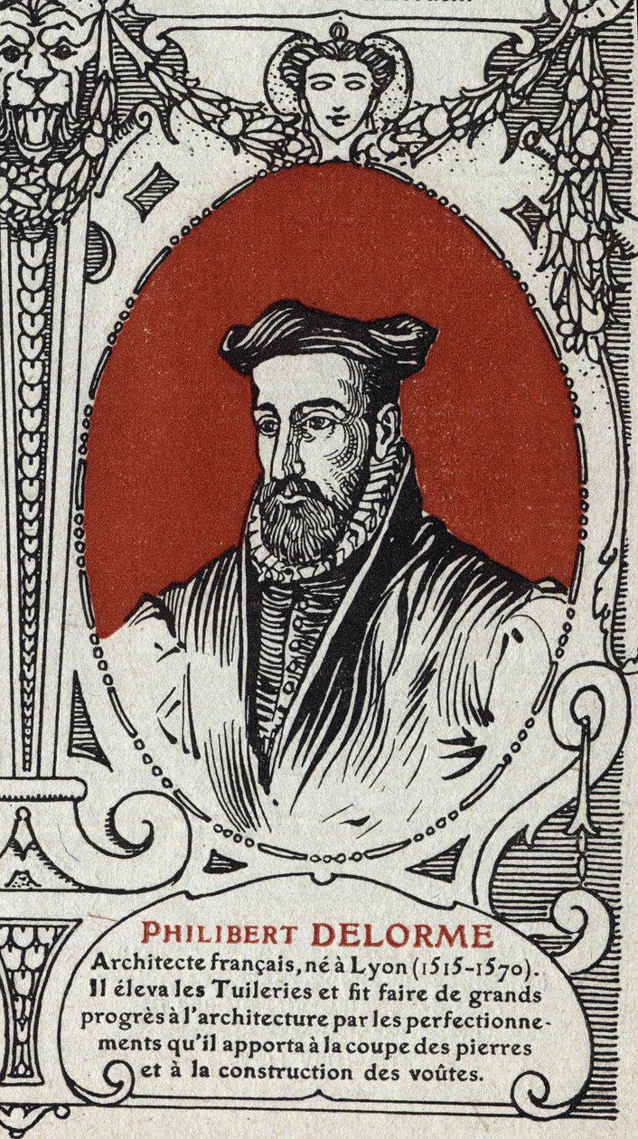 Portrait of Philibert Delorme, French Architect by French School