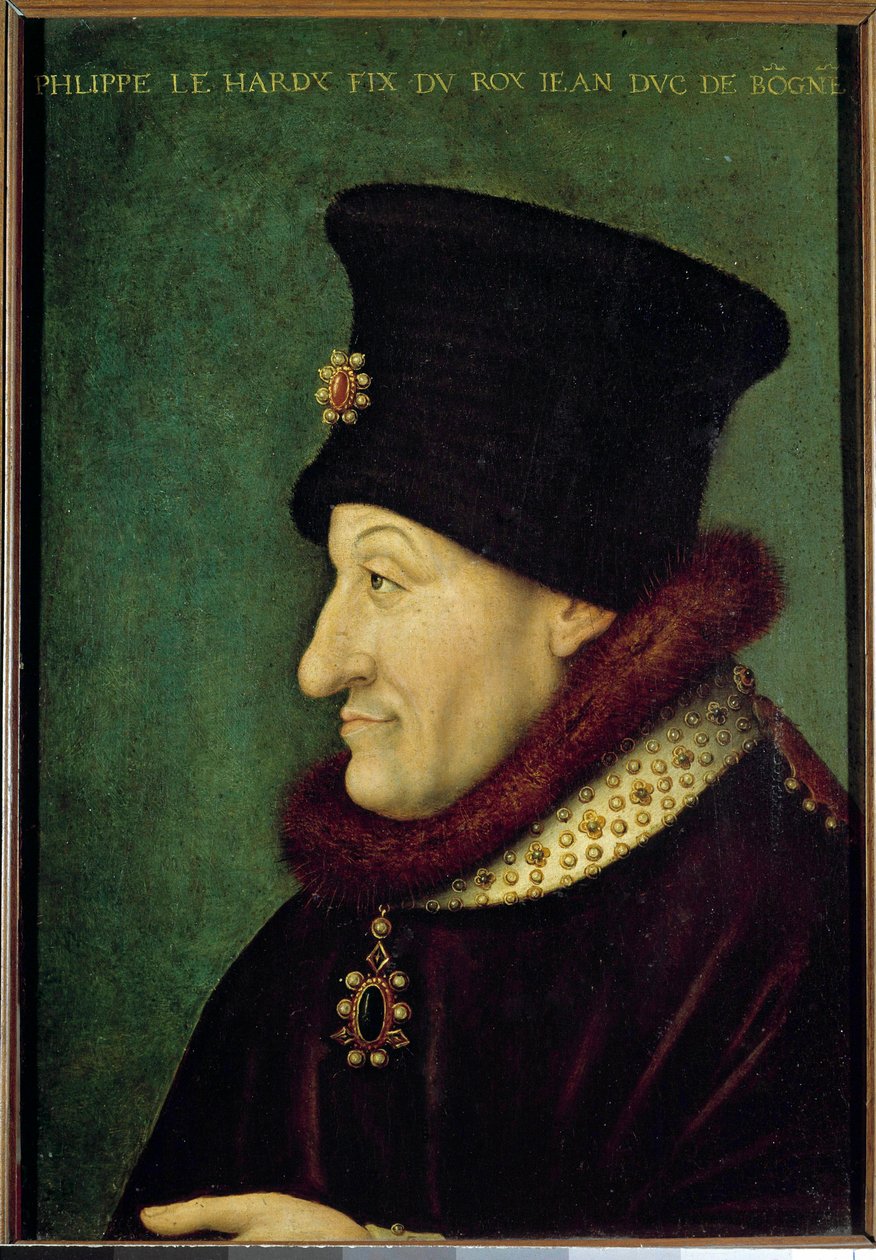 Portrait of Philip II the Bold, Duke of Burgundy by French School