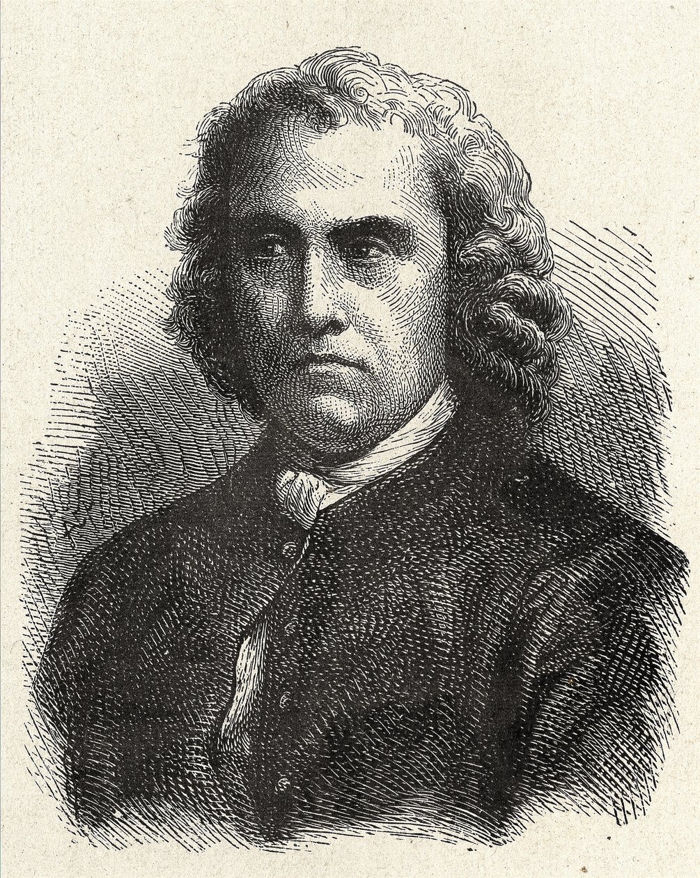 Portrait of Pierre Charles Le Monnier - in “Album de la Science; illustrious scientists; Great discoveries” 1896 by French School