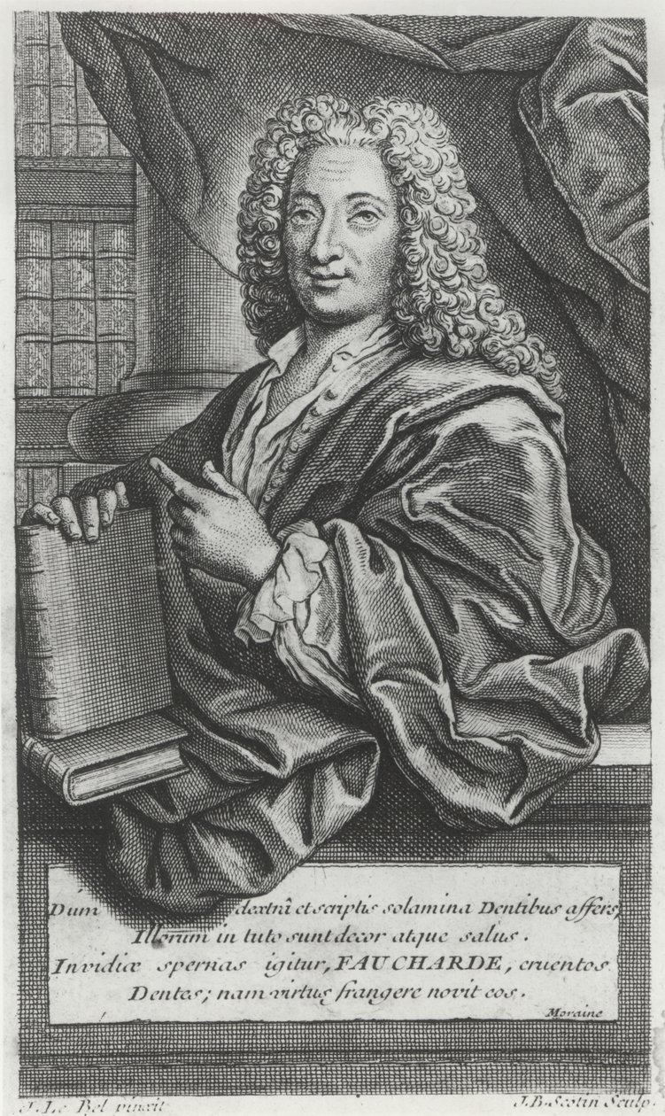 Portrait of Pierre Fauchard by French School