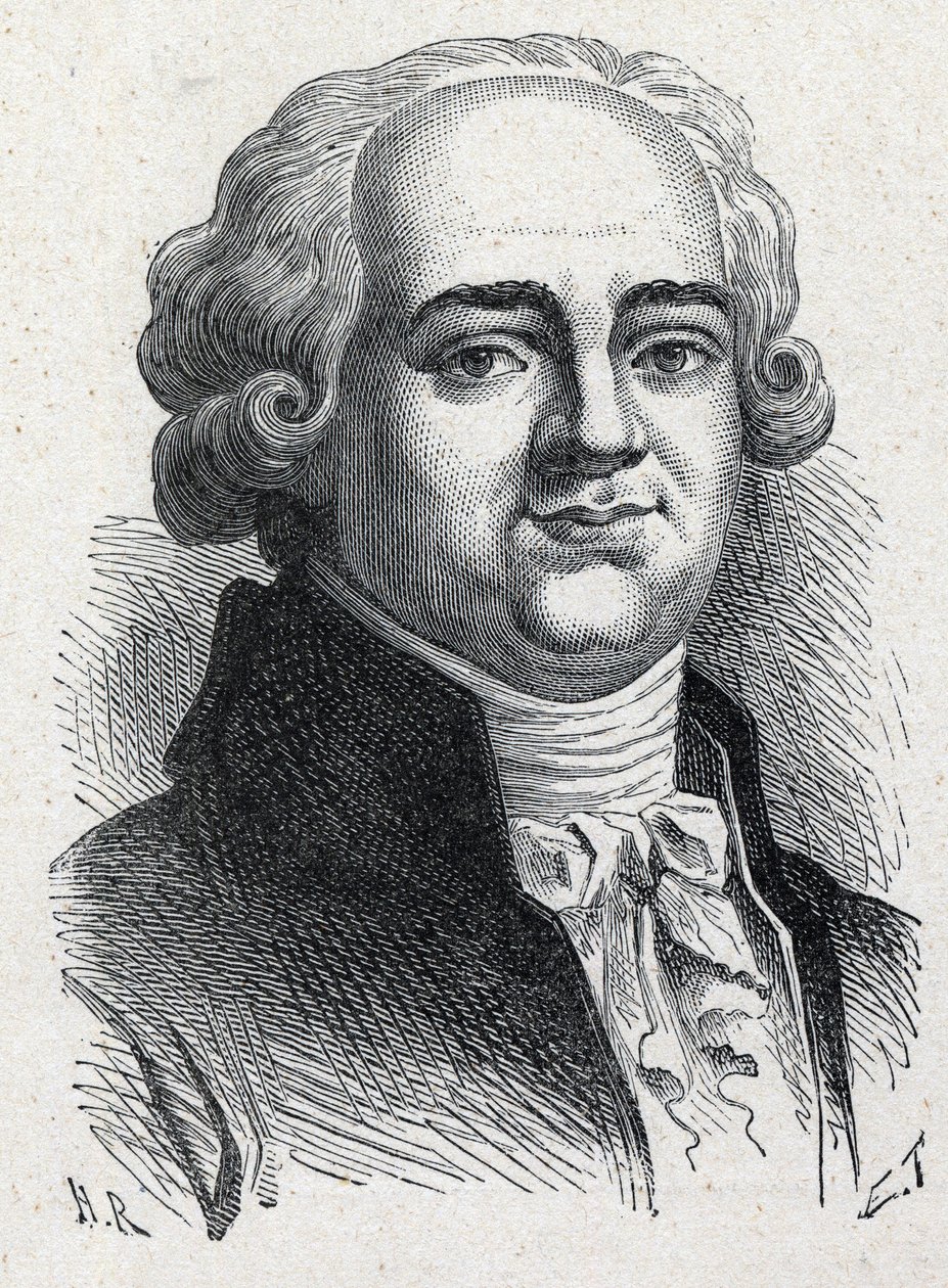 Portrait of Pierre Louis Manuel, French politician, deputy of the Seine at the National Convention - Engraving from 1889 by French School