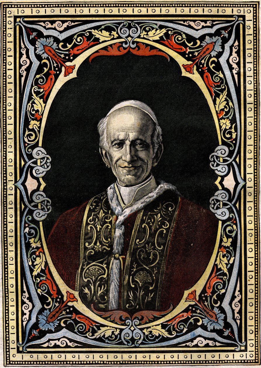 Portrait of Pope Leon XIII (Giacchino Pecci) by French School