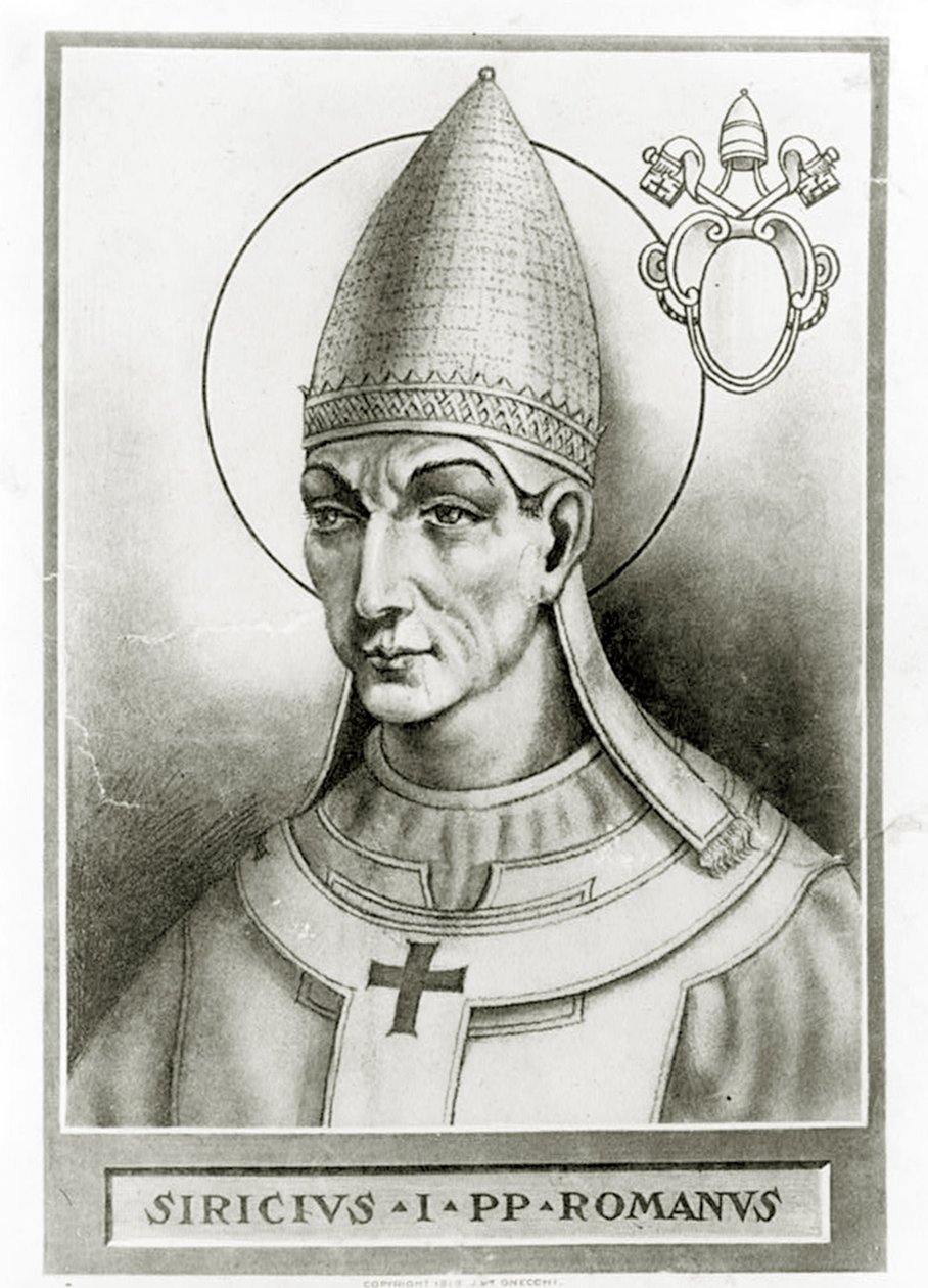 Portrait of Pope Siricius, c.1835 by French School