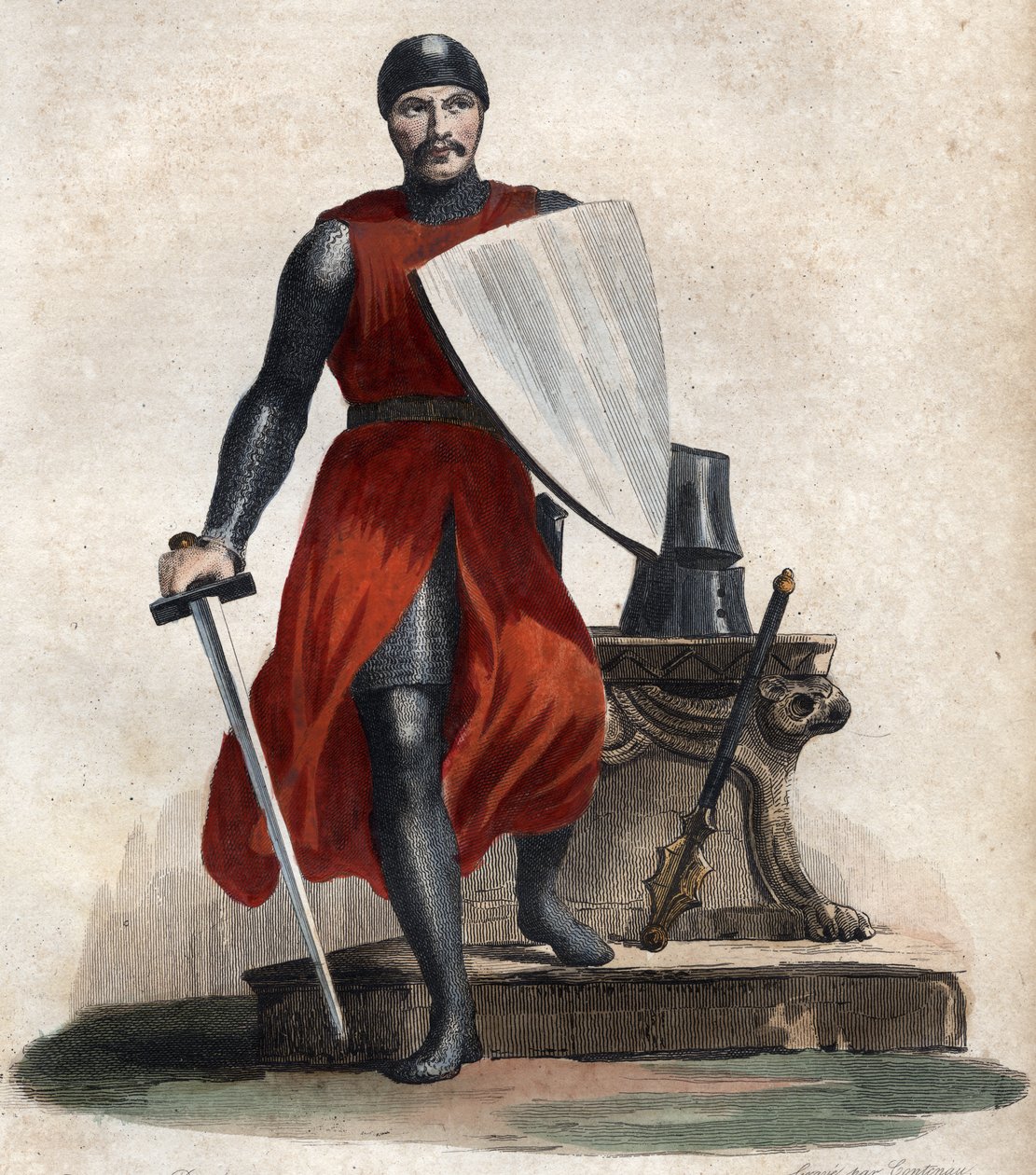 Portrait of Robert IV the Strong, Count of Orleans by French School