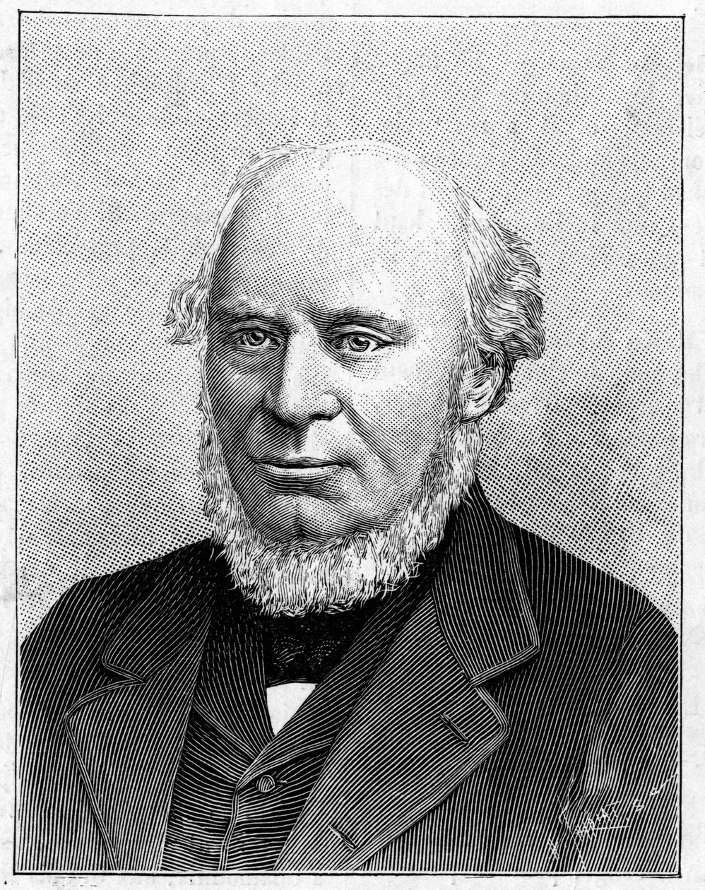 Portrait of Sir John Fowler (1817-1898), English engineer by French School
