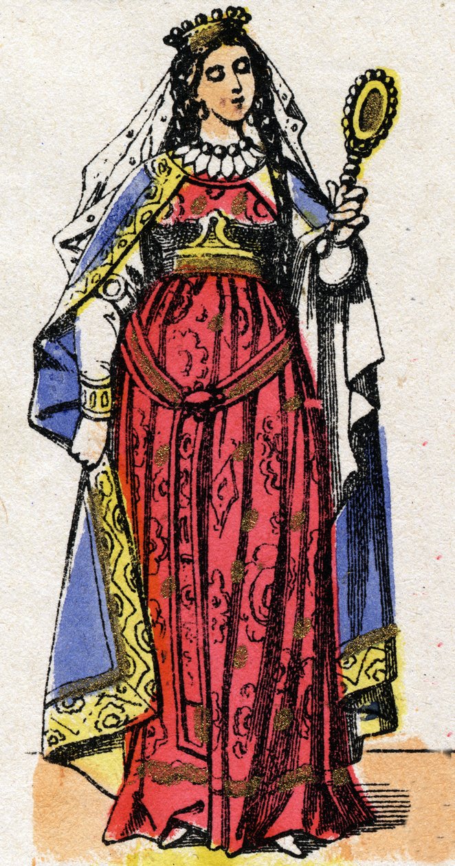 Portrait of Ultrogothe, Queen of France and Wife of Childebert I. by French School